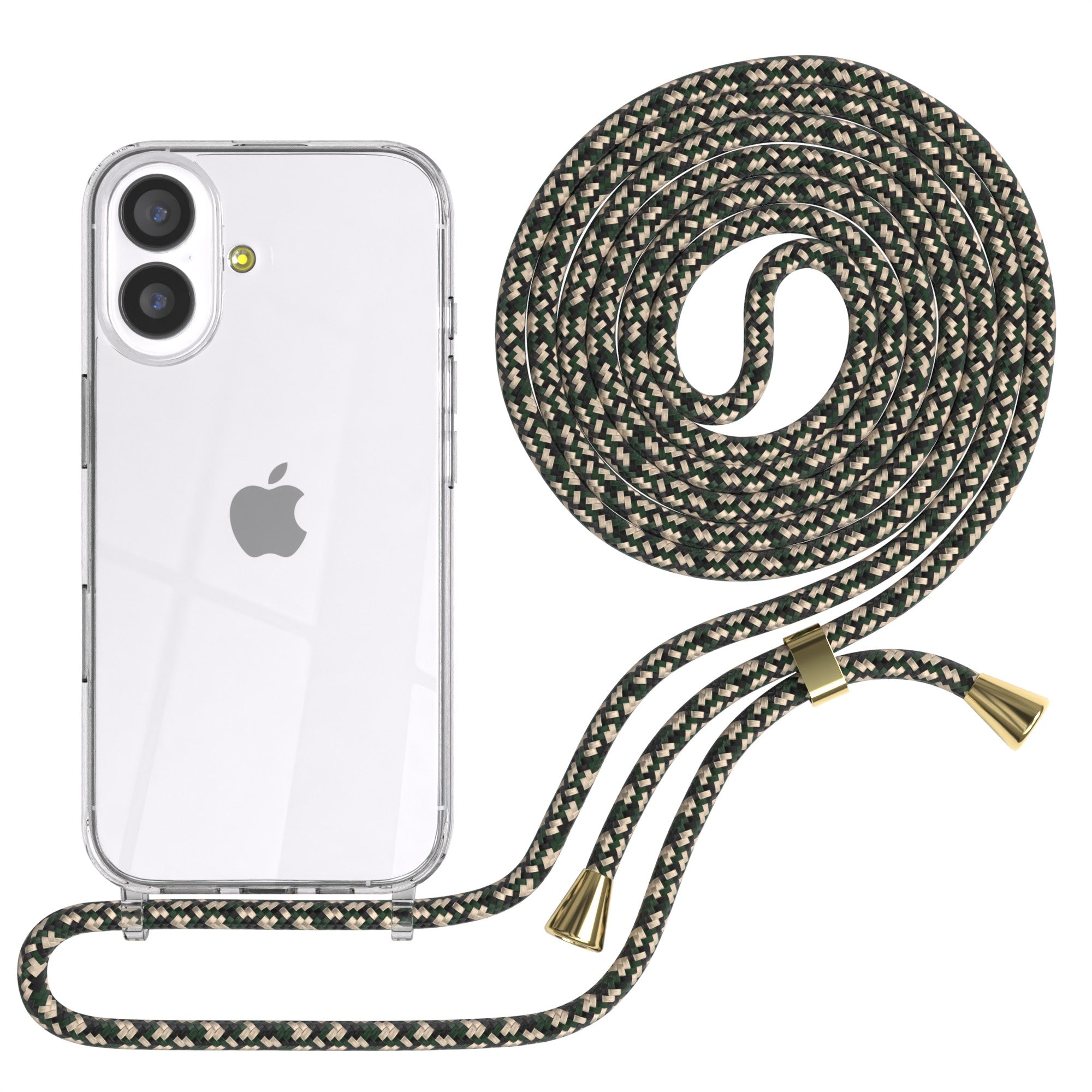 iPhone 17 transparente Hülle + Kordel