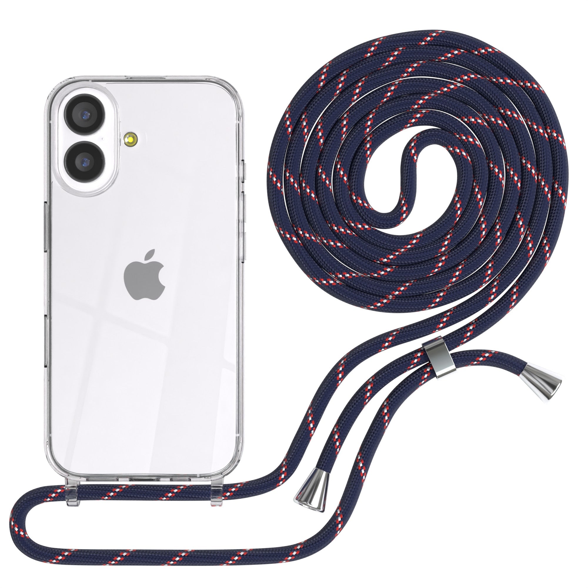 iPhone 17 transparente Hülle + Kordel