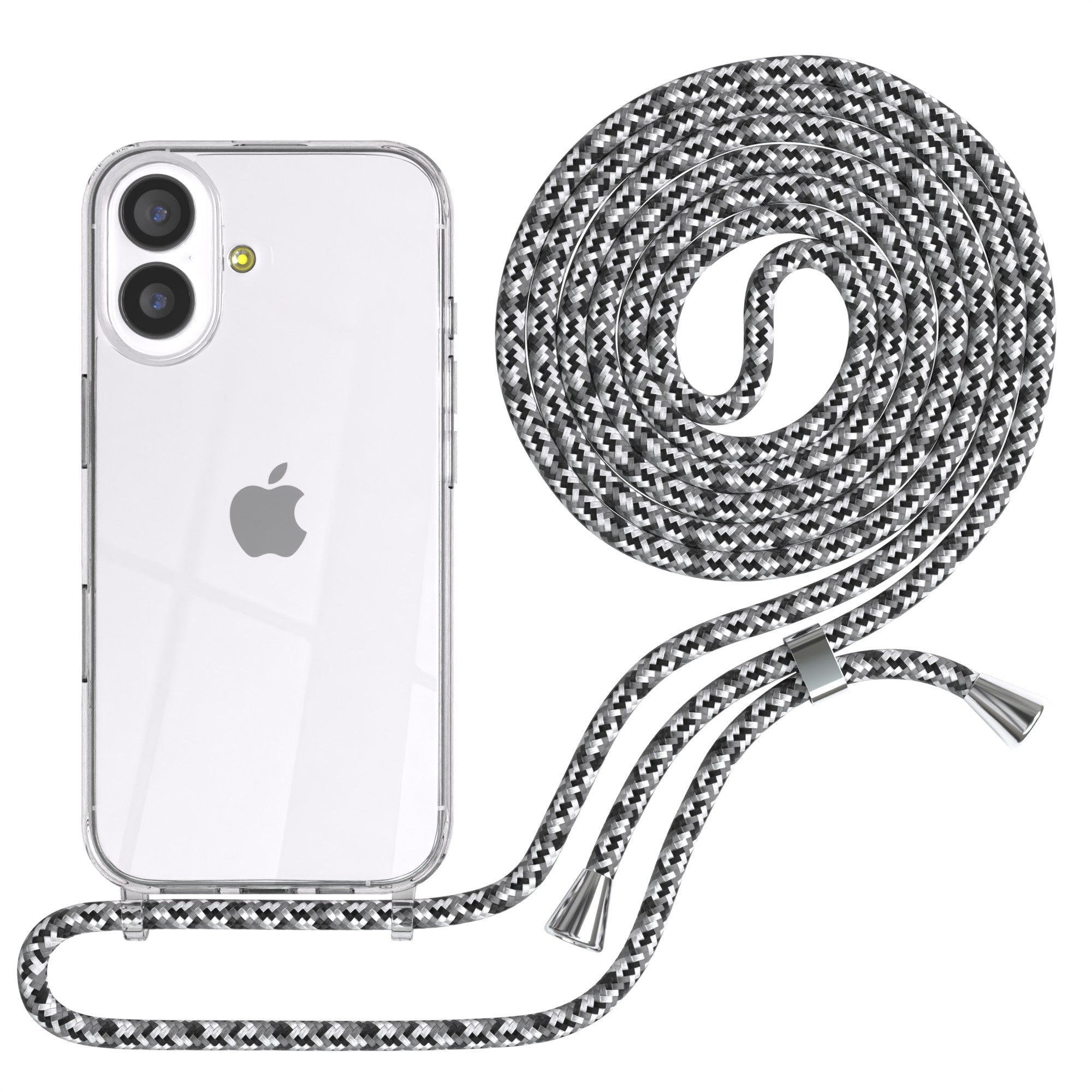 iPhone 17 transparente Hülle + Kordel