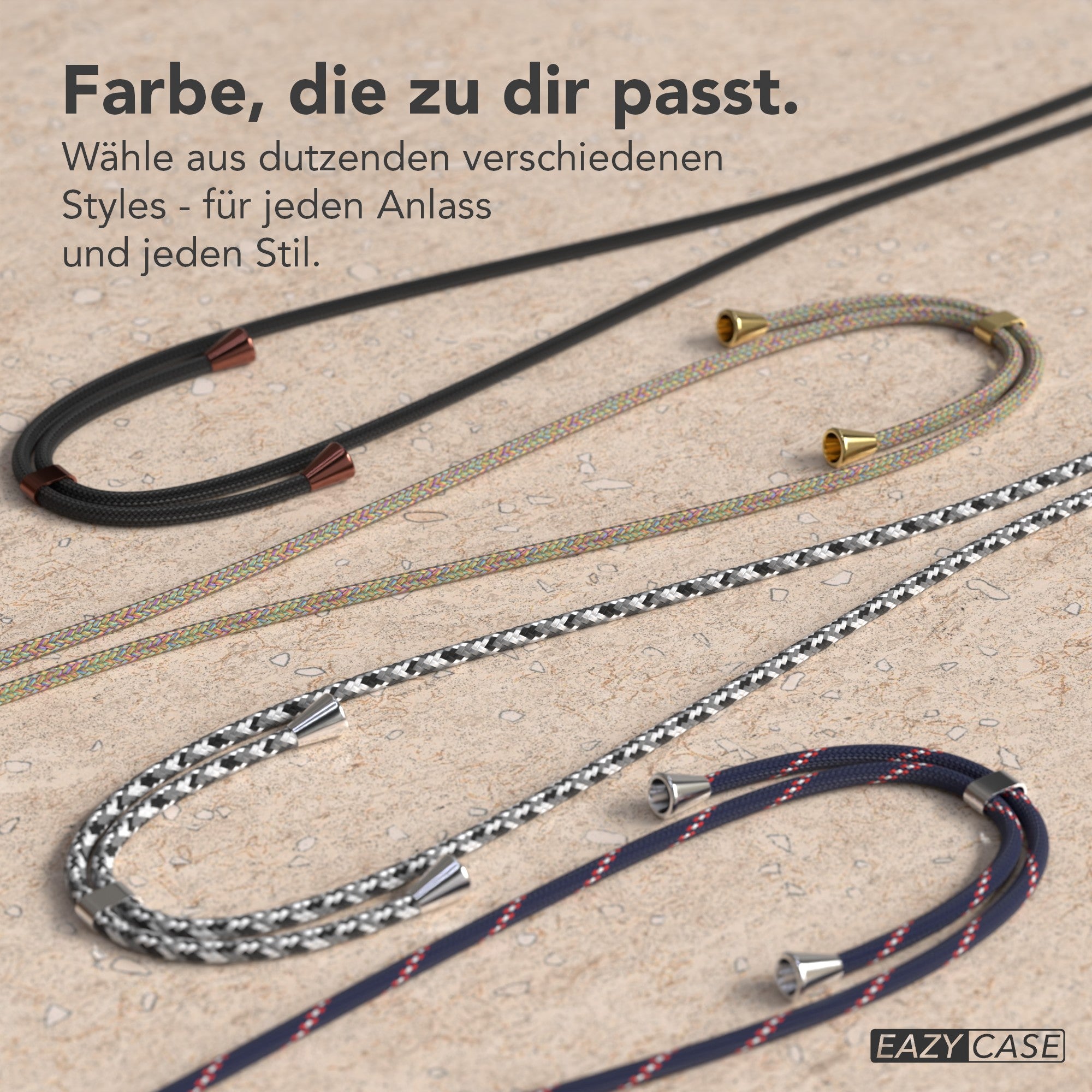 iPhone 17 transparente Hülle + Kordel