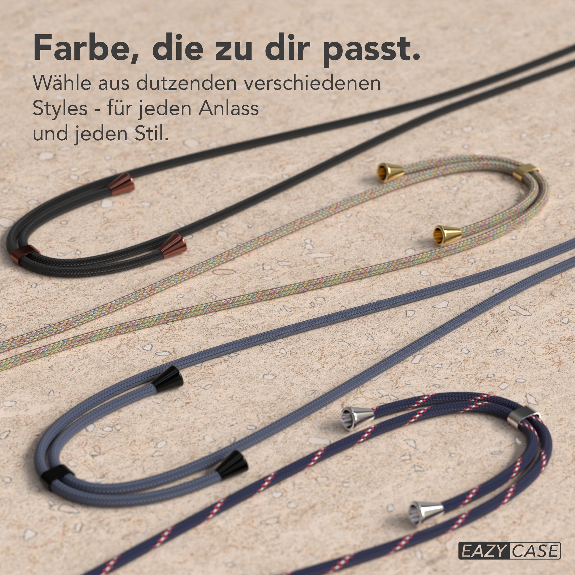 iPhone 17 transparente Hülle + Kordel