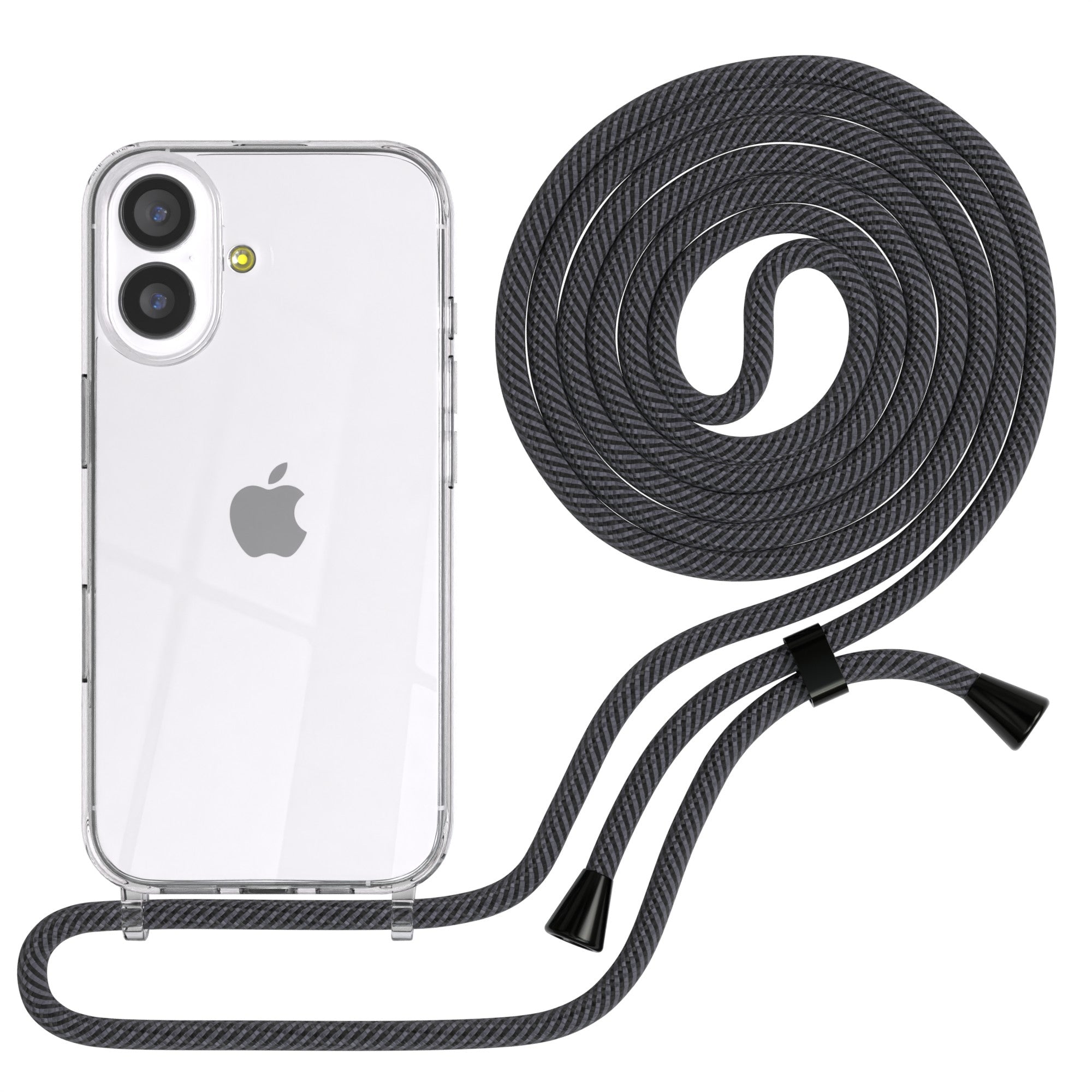 iPhone 17 transparente Hülle + Kordel