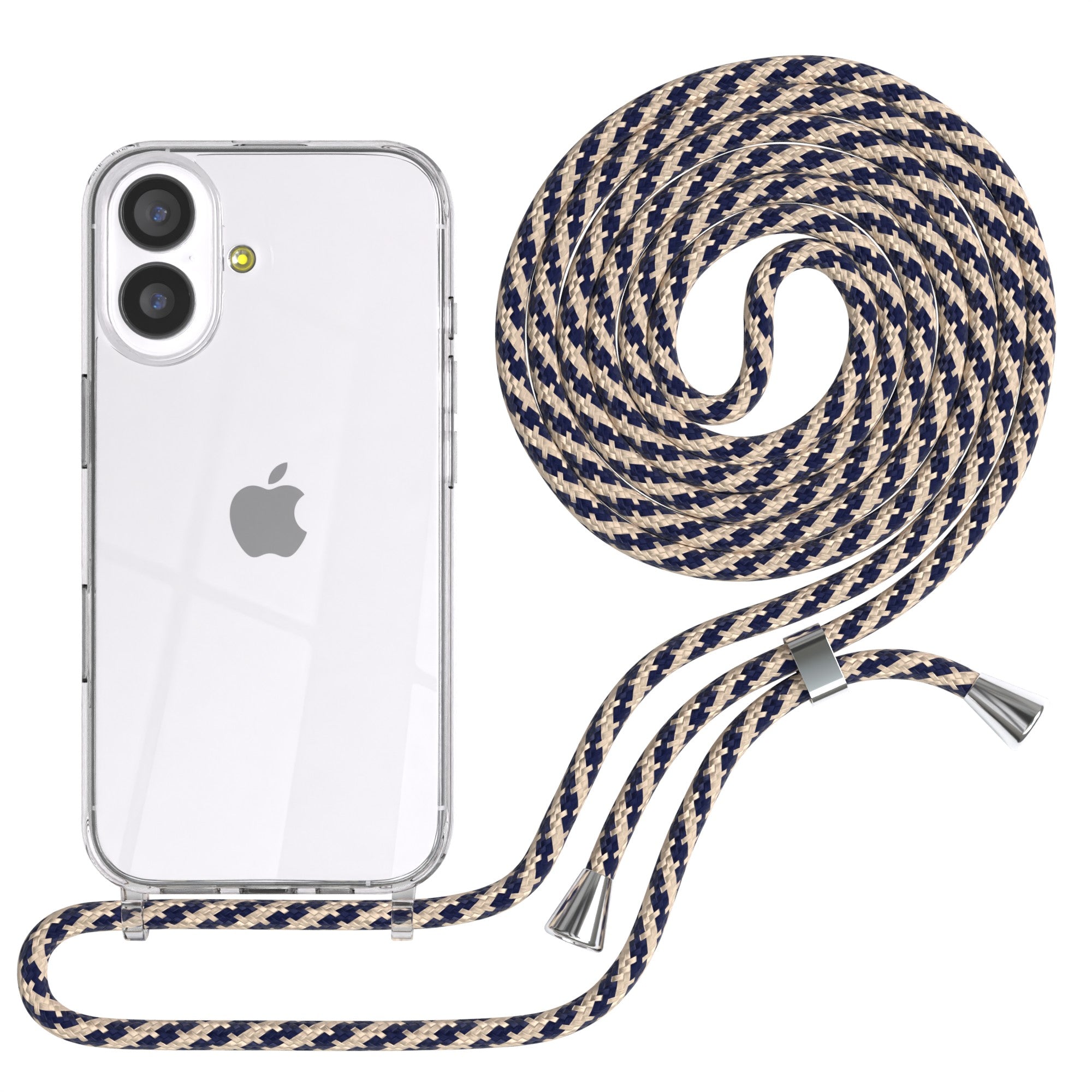 iPhone 17 transparente Hülle + Kordel