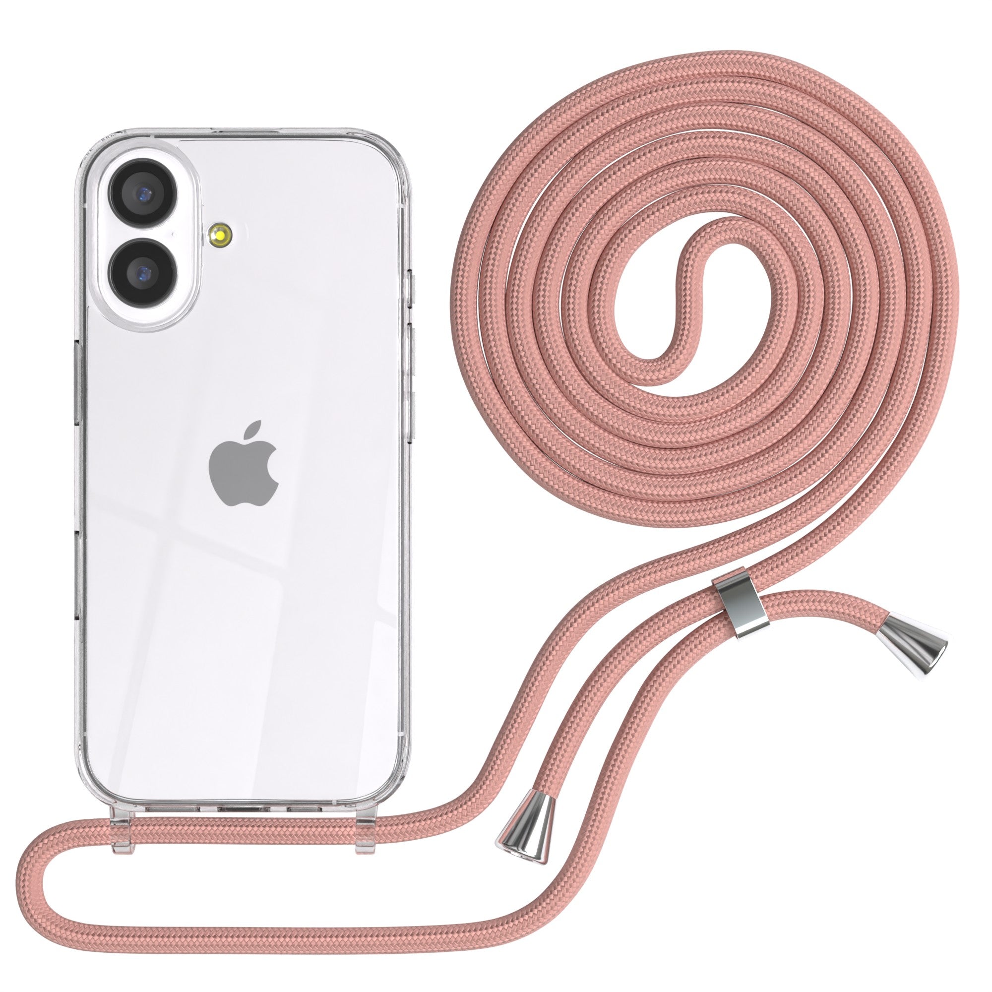 iPhone 17 transparente Hülle + Kordel
