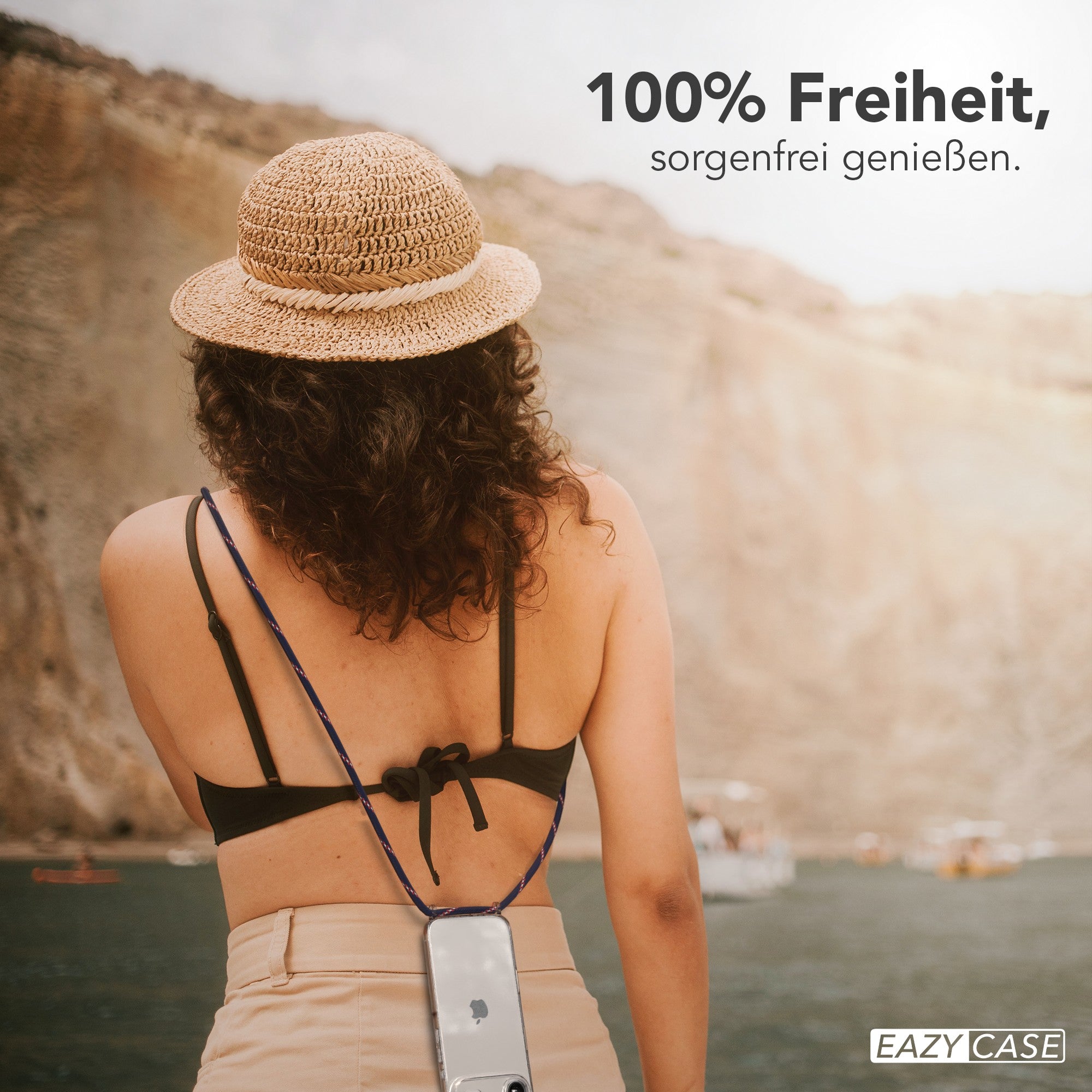 iPhone Air transparente Hülle + Kordel