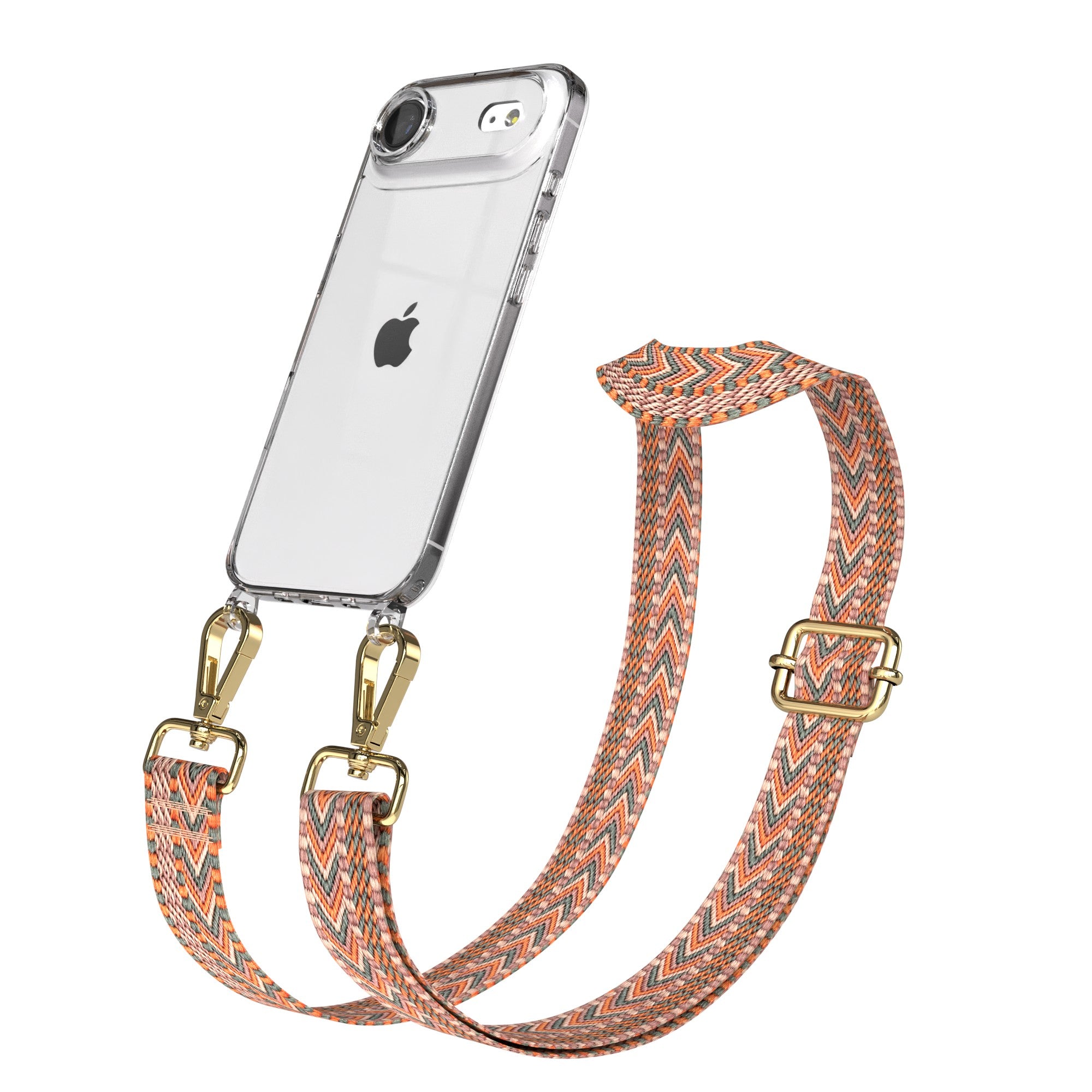 iPhone Air Handykette mit Boho Band verstellbar Umhängen