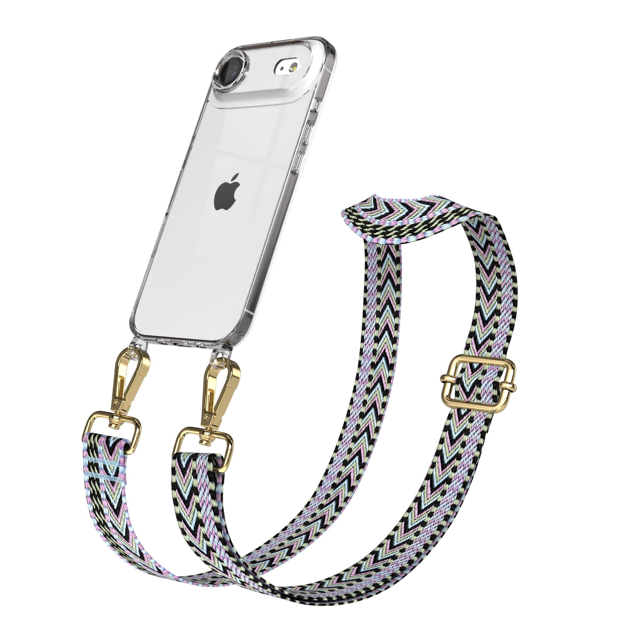 iPhone Air Handykette mit Boho Band verstellbar Umhängen