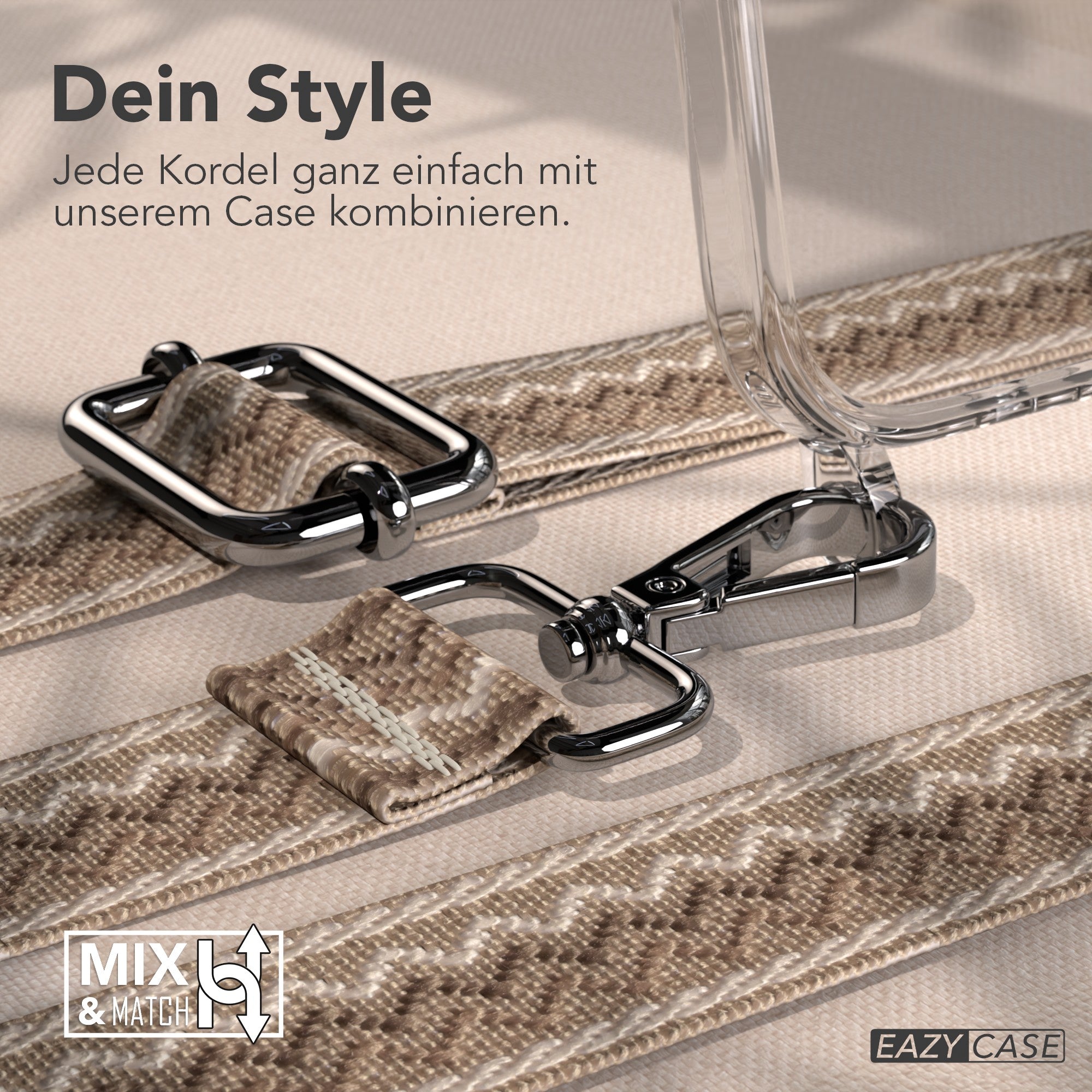 iPhone Air Handykette mit Boho Band verstellbar Umhängen