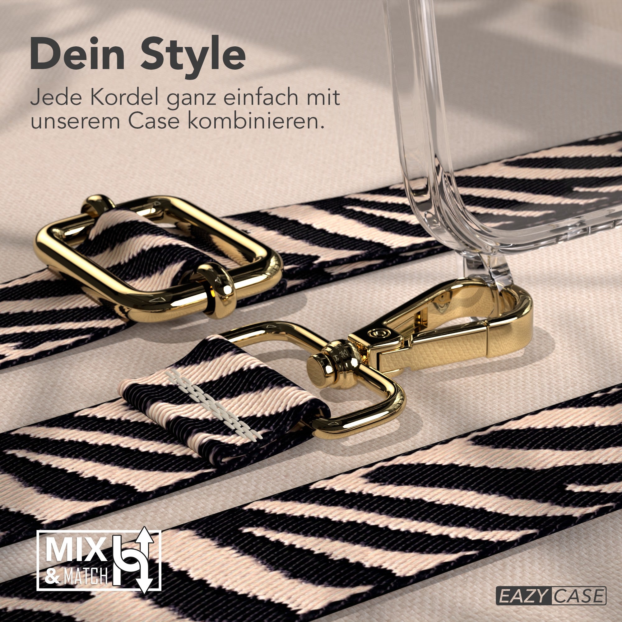 iPhone Air Handykette mit Boho Band verstellbar Umhängen