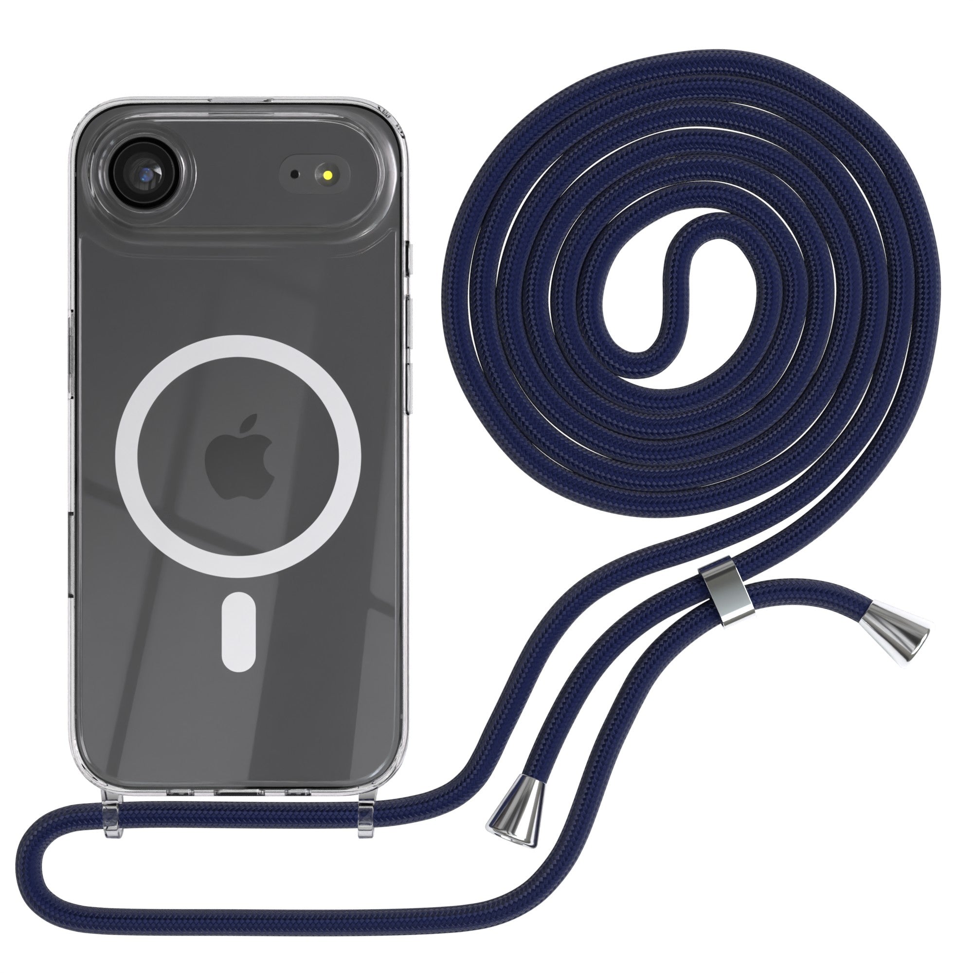 iPhone Air transparente Hülle + Kordel mit MagSafe