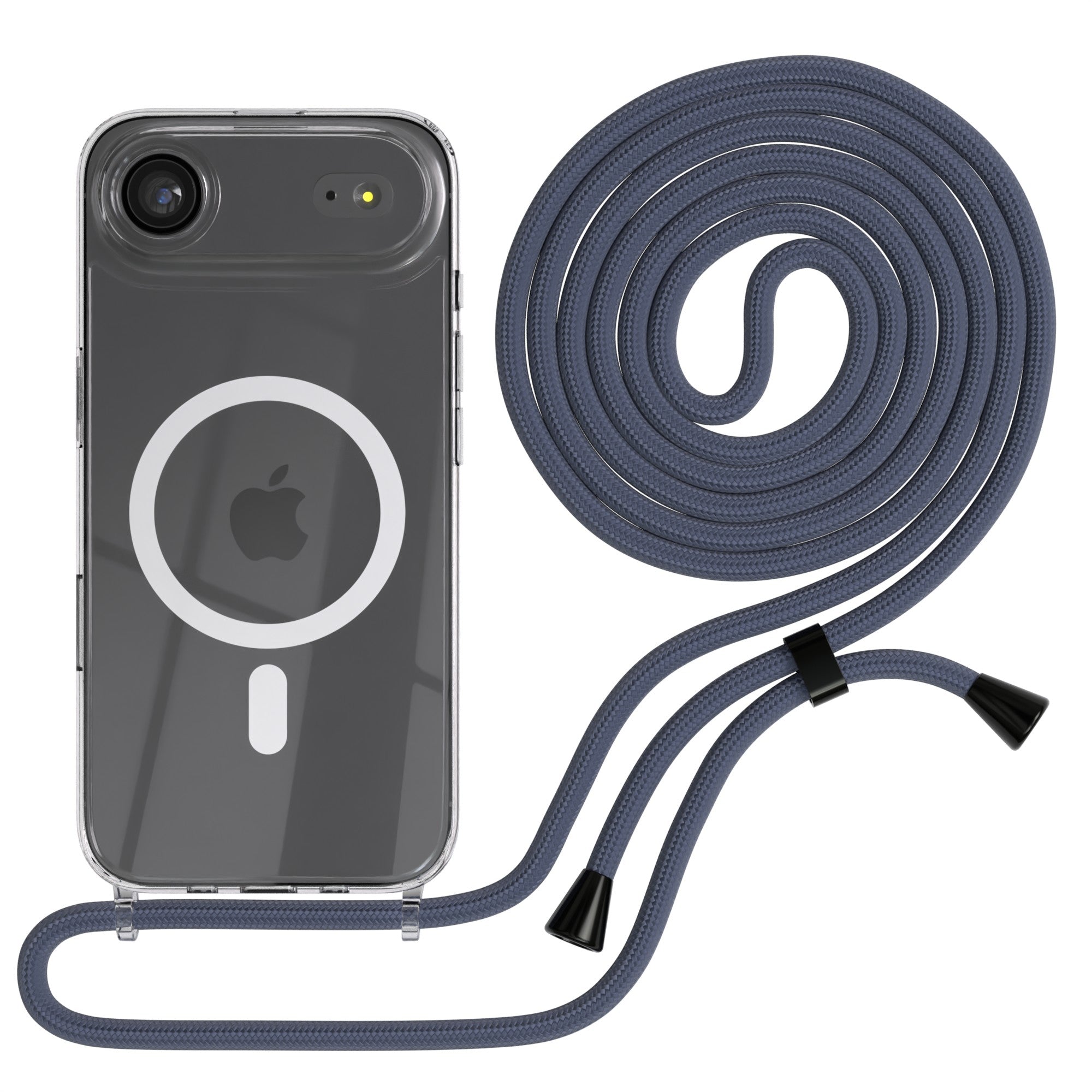 iPhone Air transparente Hülle + Kordel mit MagSafe