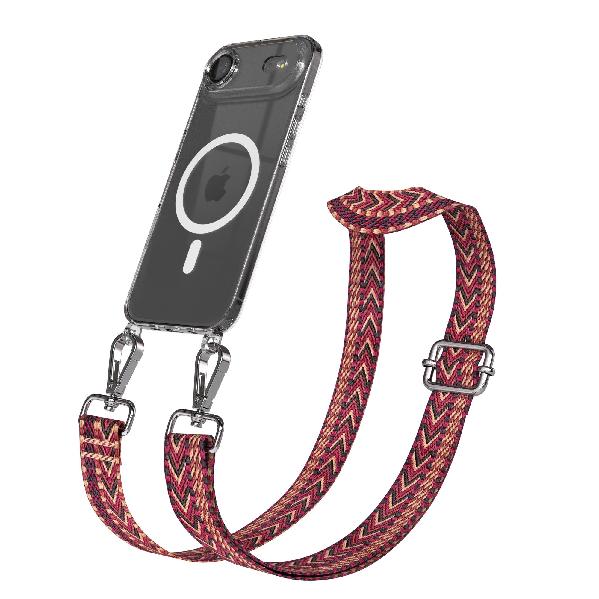 iPhone Air MagSafe Handykette mit verstellbarem Boho Band zum Umhängen