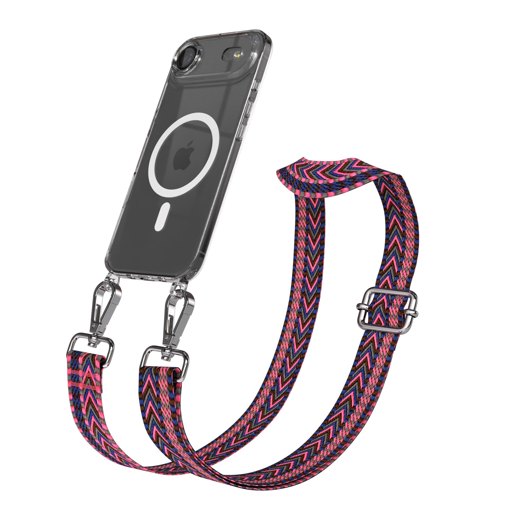 iPhone Air MagSafe Handykette mit verstellbarem Boho Band zum Umhängen