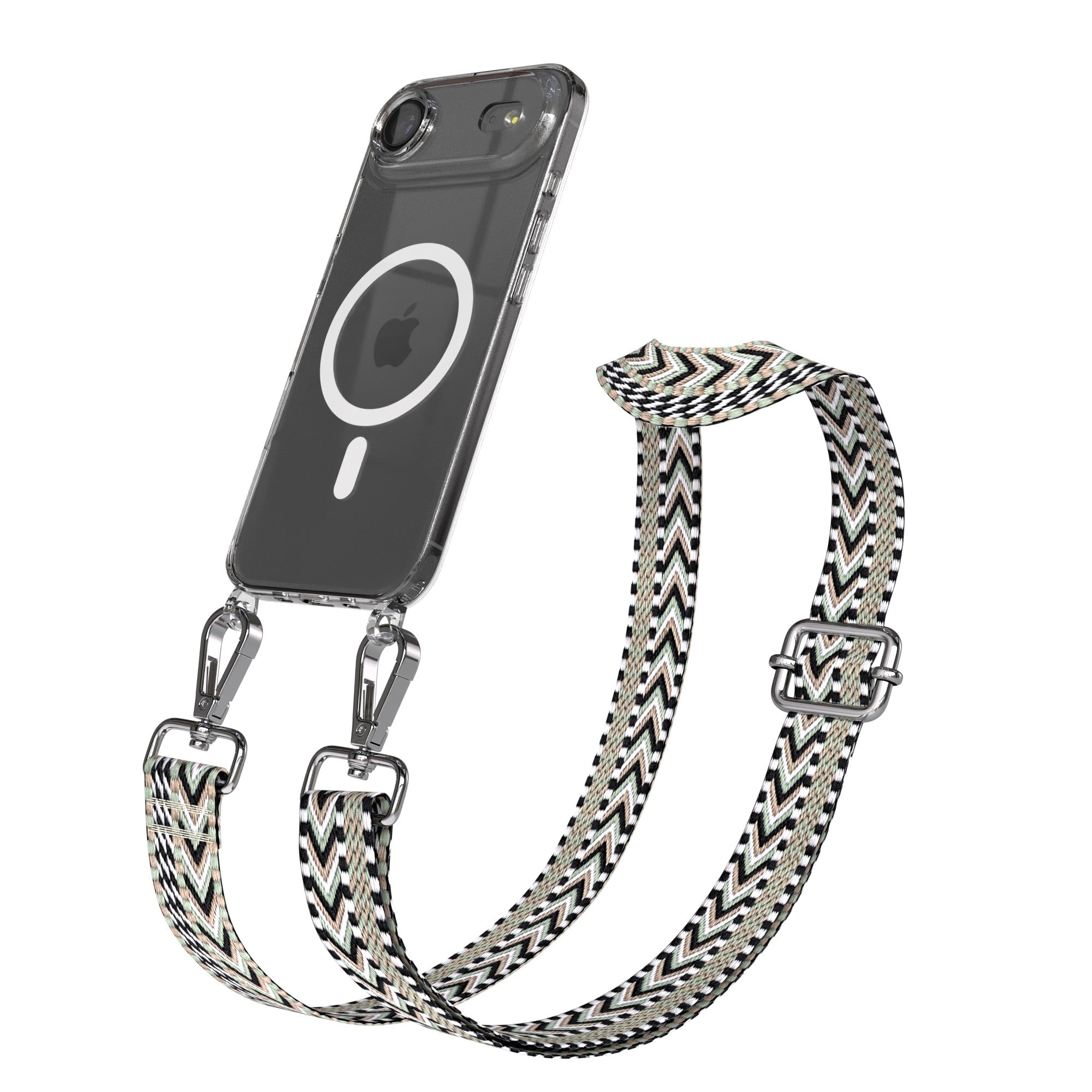 iPhone Air MagSafe Handykette mit verstellbarem Boho Band zum Umhängen