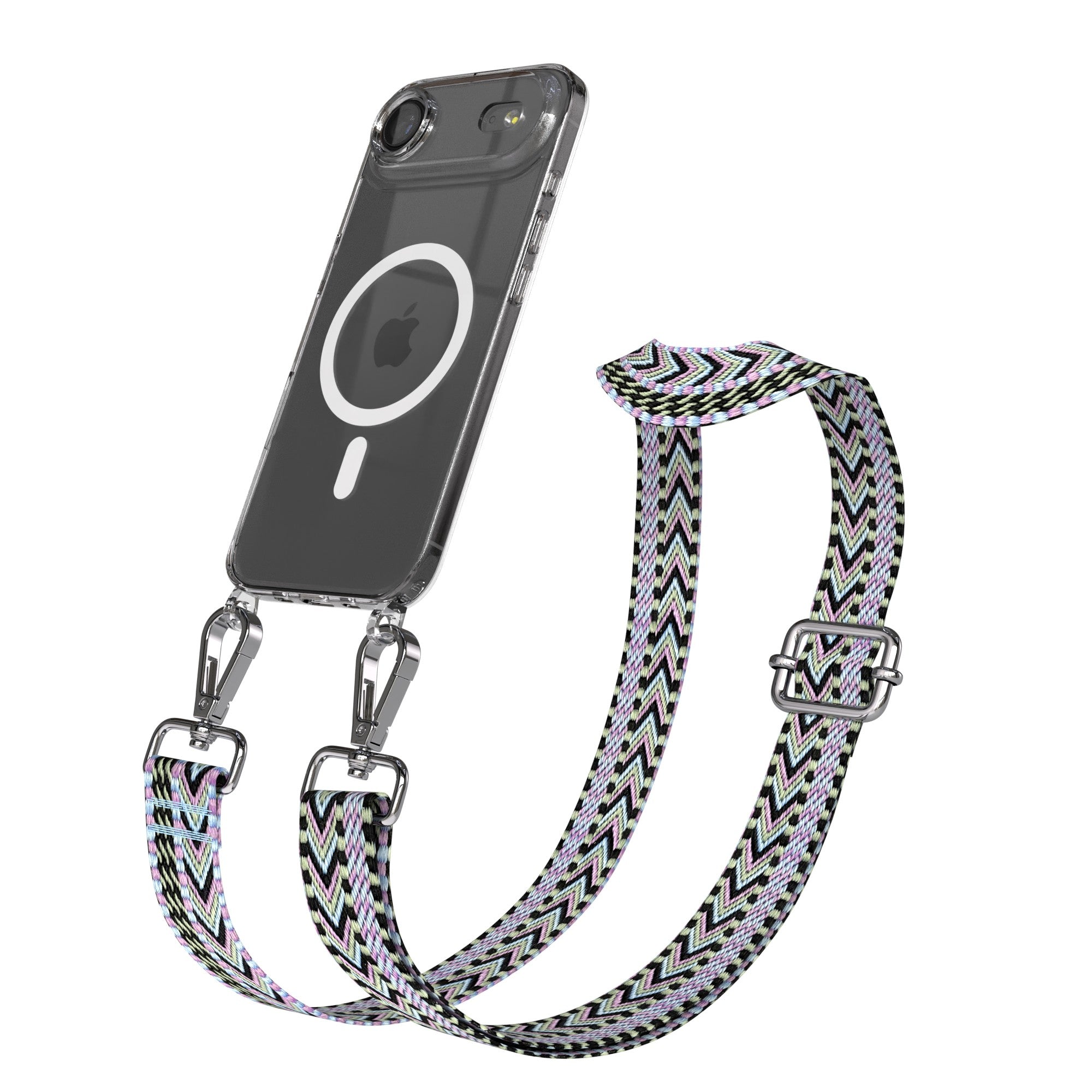 iPhone Air MagSafe Handykette mit verstellbarem Boho Band zum Umhängen
