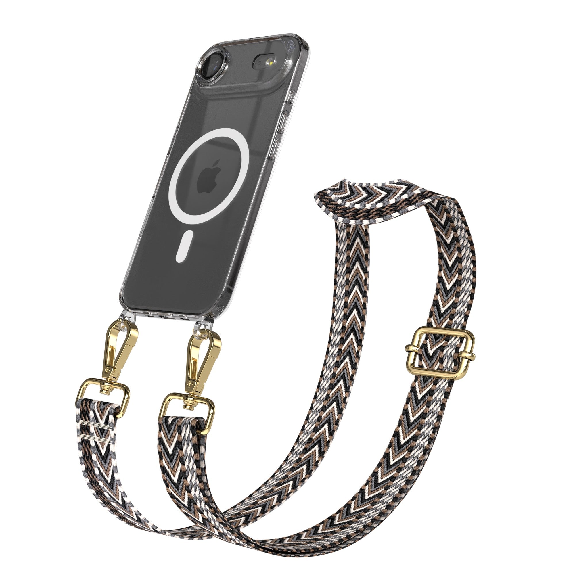 iPhone Air MagSafe Handykette mit verstellbarem Boho Band zum Umhängen
