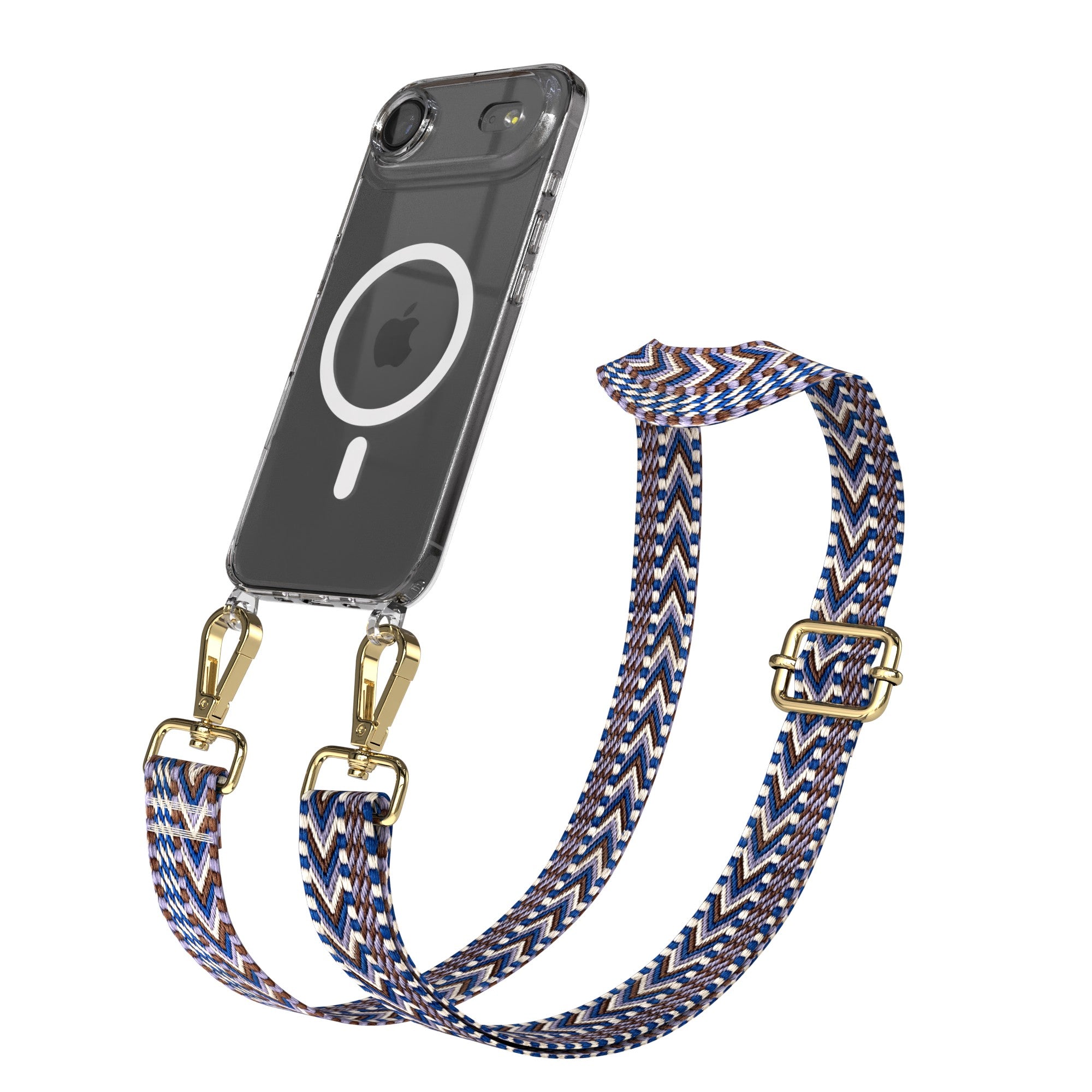 iPhone Air MagSafe Handykette mit verstellbarem Boho Band zum Umhängen