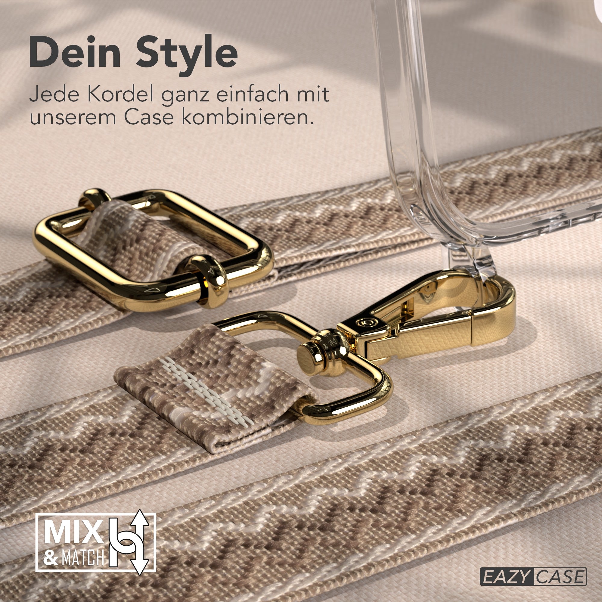 iPhone Air MagSafe Handykette mit verstellbarem Boho Band zum Umhängen