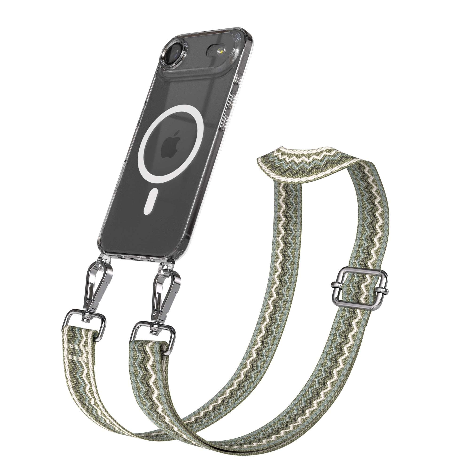 iPhone Air MagSafe Handykette mit verstellbarem Boho Band zum Umhängen
