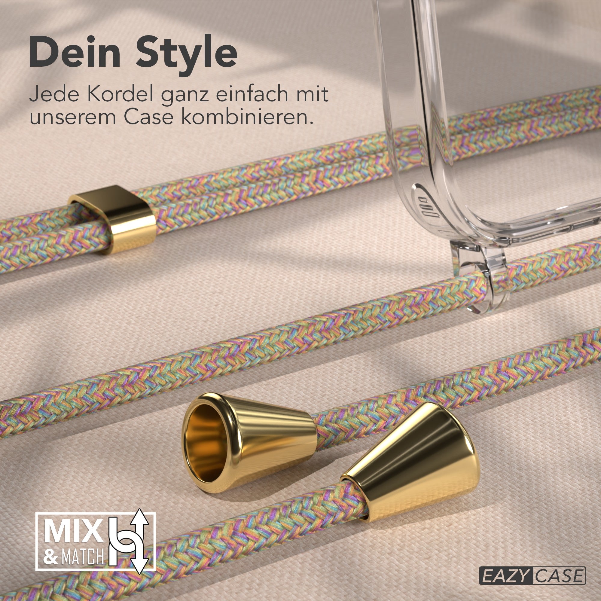 iPhone 17 Pro transparente Hülle + Kordel