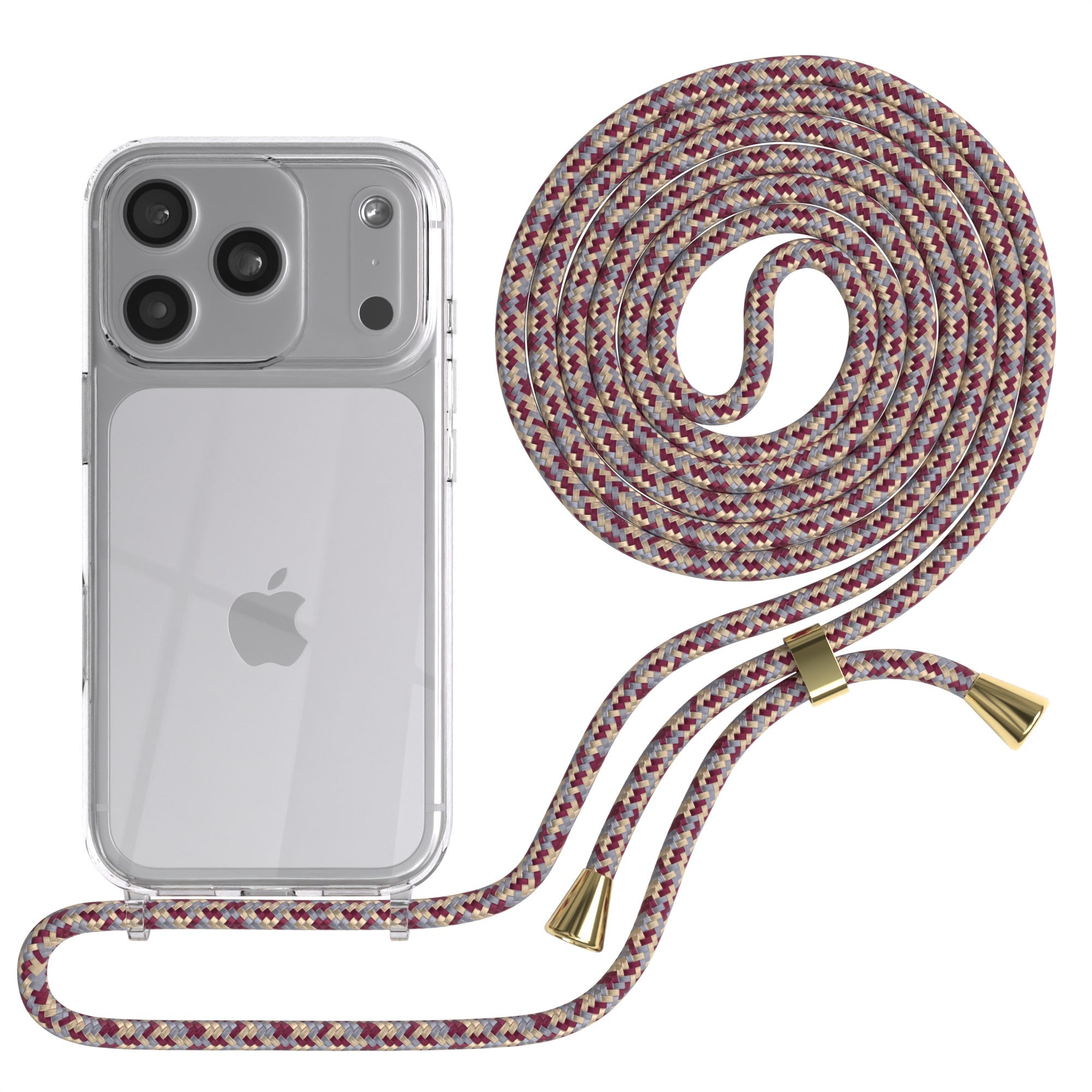 iPhone 17 Pro transparente Hülle + Kordel