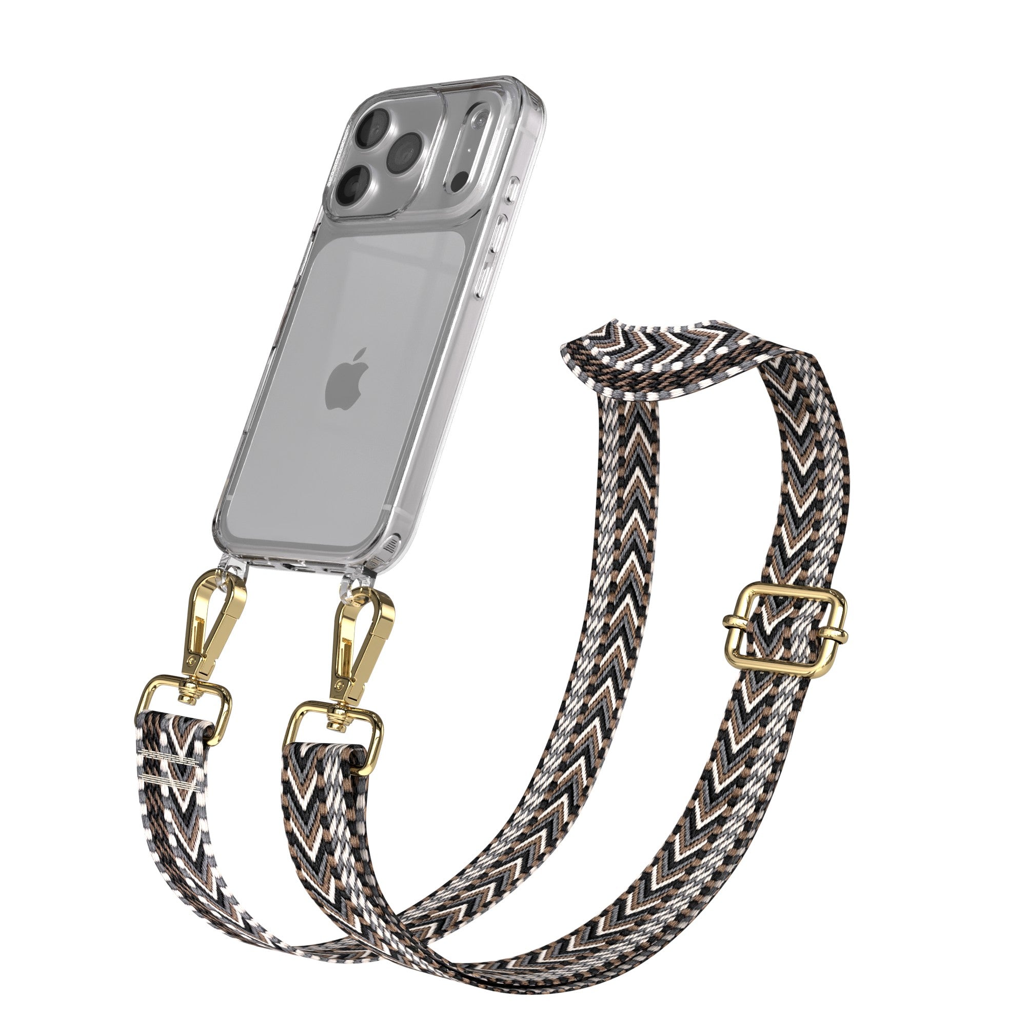 iPhone 17 Pro Handykette mit verstellbarem Boho Band von EAZY CASE