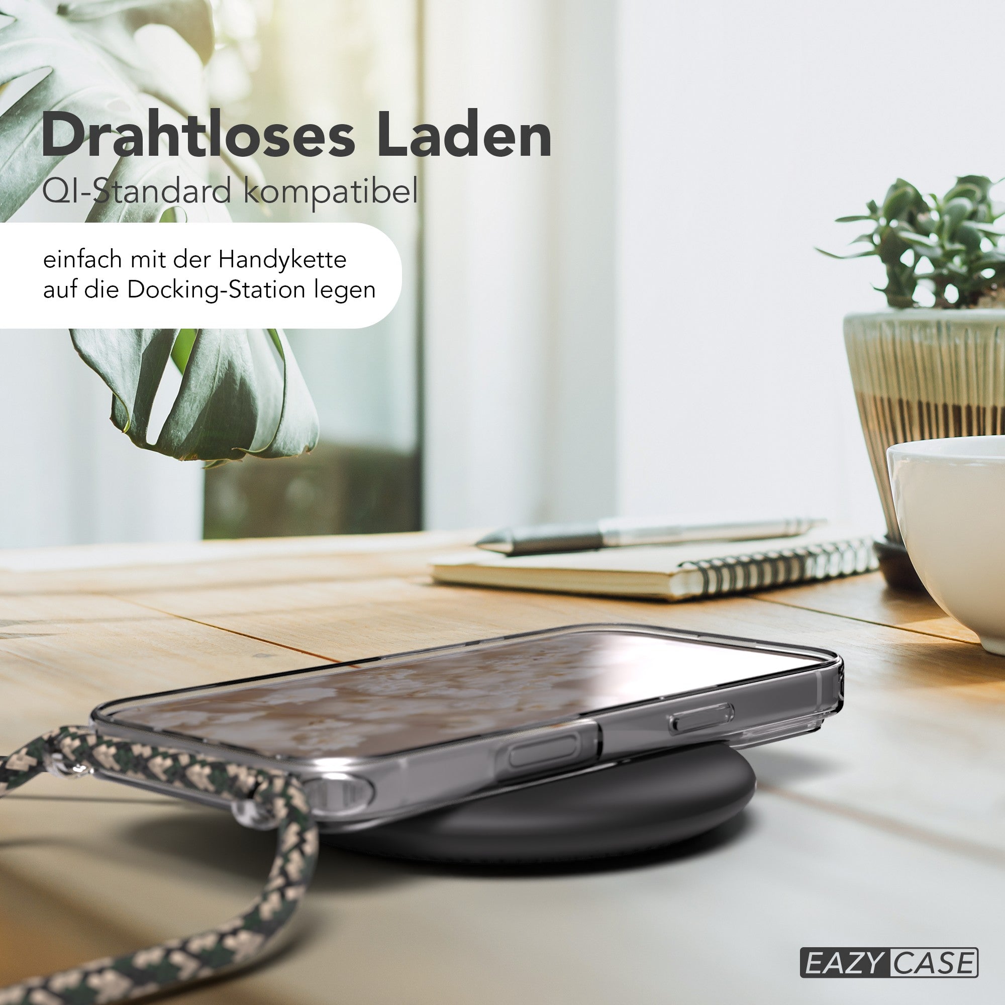 iPhone 17 Pro transparente Hülle + Kordel mit MagSafe