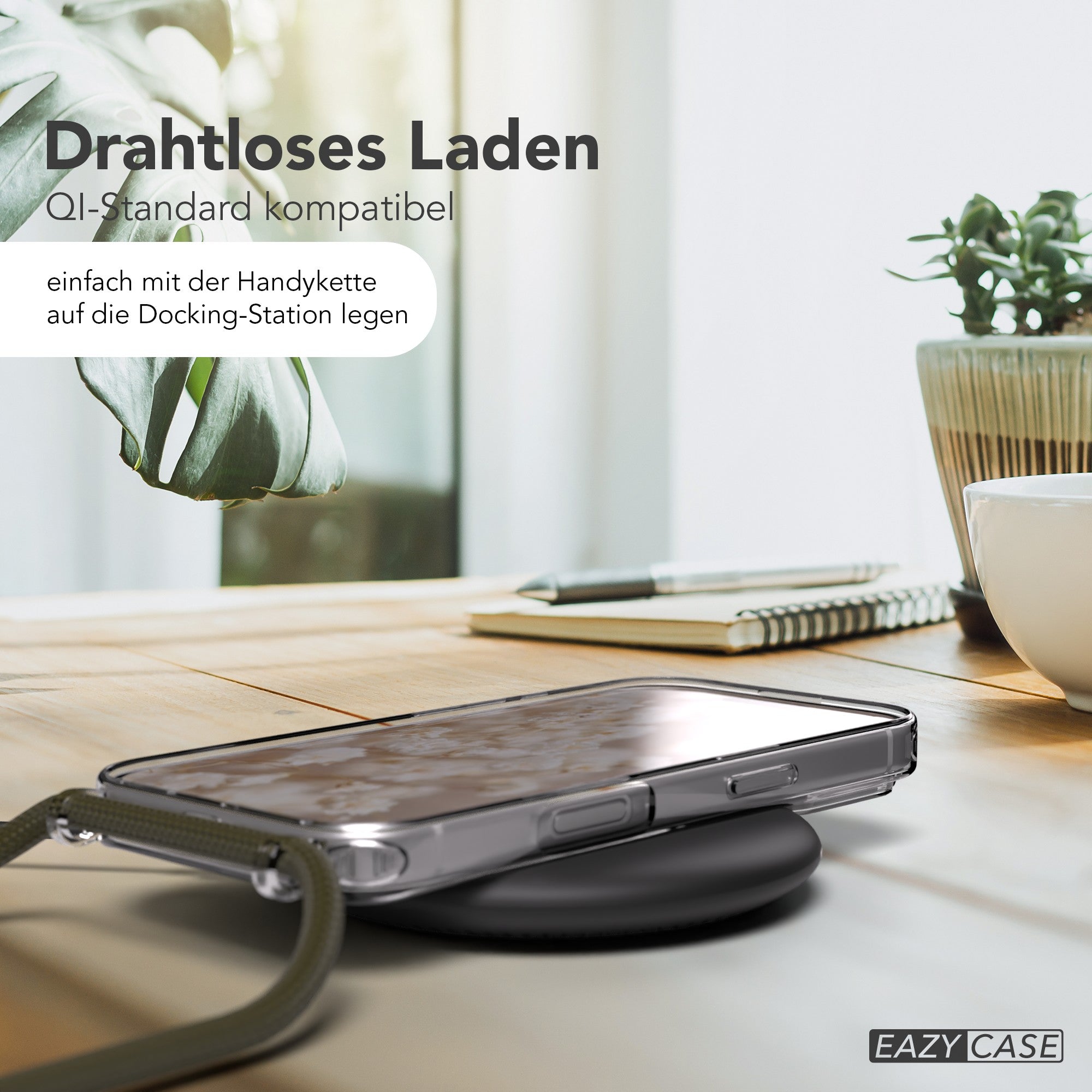 iPhone 17 Pro transparente Hülle + Kordel mit MagSafe