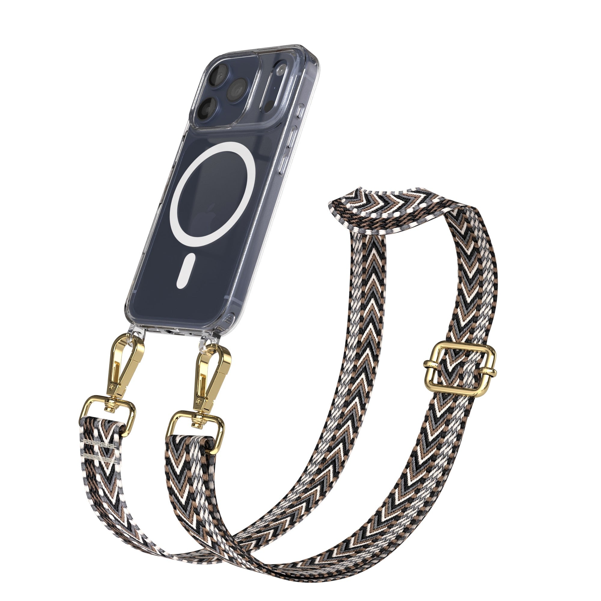 iPhone 17 Pro MagSafe Handykette mit verstellbarem Boho Band EAZY CASE