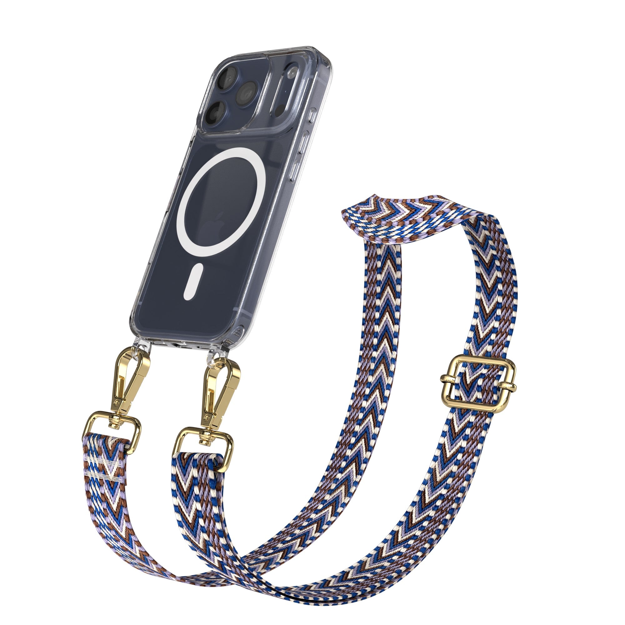 iPhone 17 Pro MagSafe Handykette mit verstellbarem Boho Band EAZY CASE