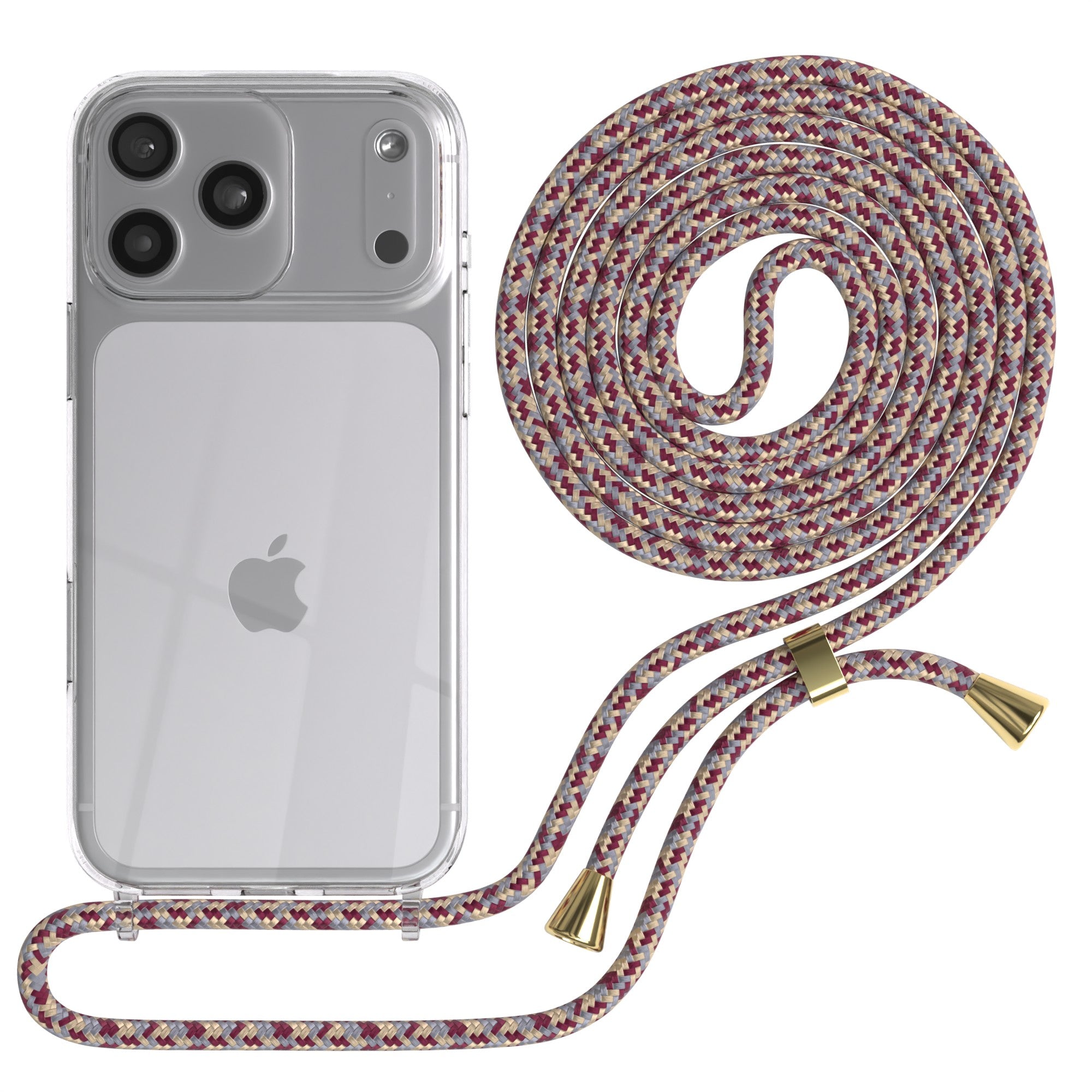 iPhone 17 Pro Max transparente Hülle + Kordel