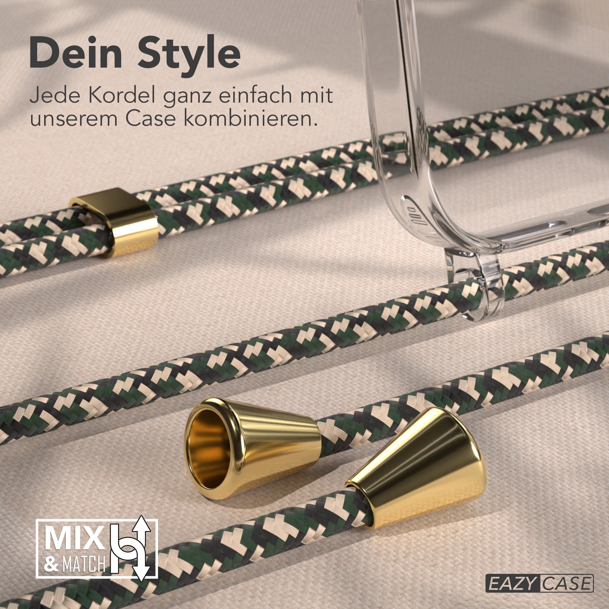 iPhone 17 Pro Max transparente Hülle + Kordel