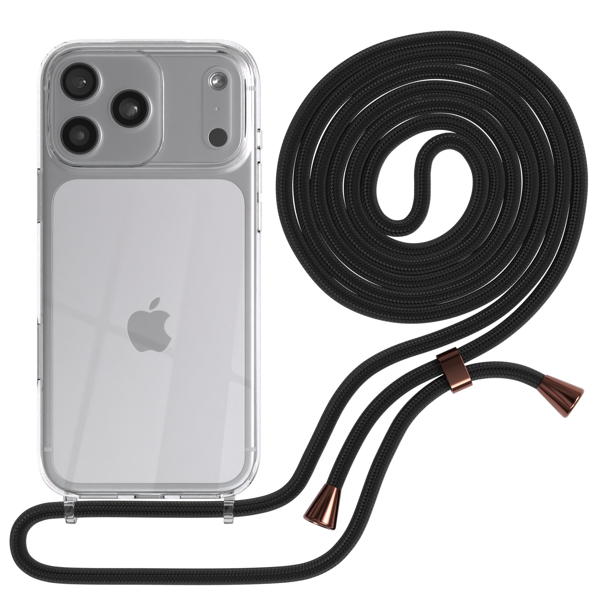 iPhone 17 Pro Max transparente Hülle + Kordel