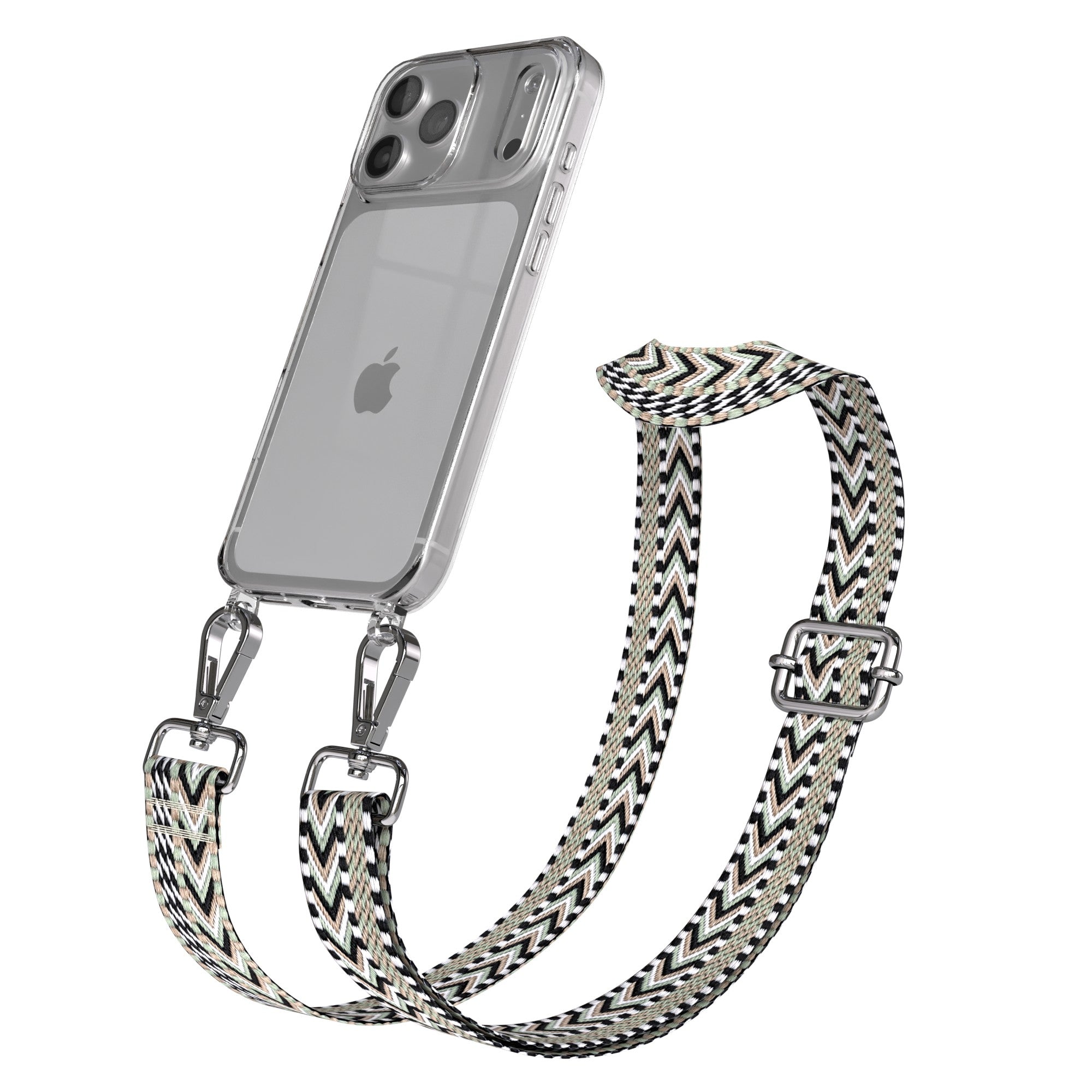 iPhone 17 Pro Max Handykette mit verstellbarem Boho Trageriemen von EAZY CASE