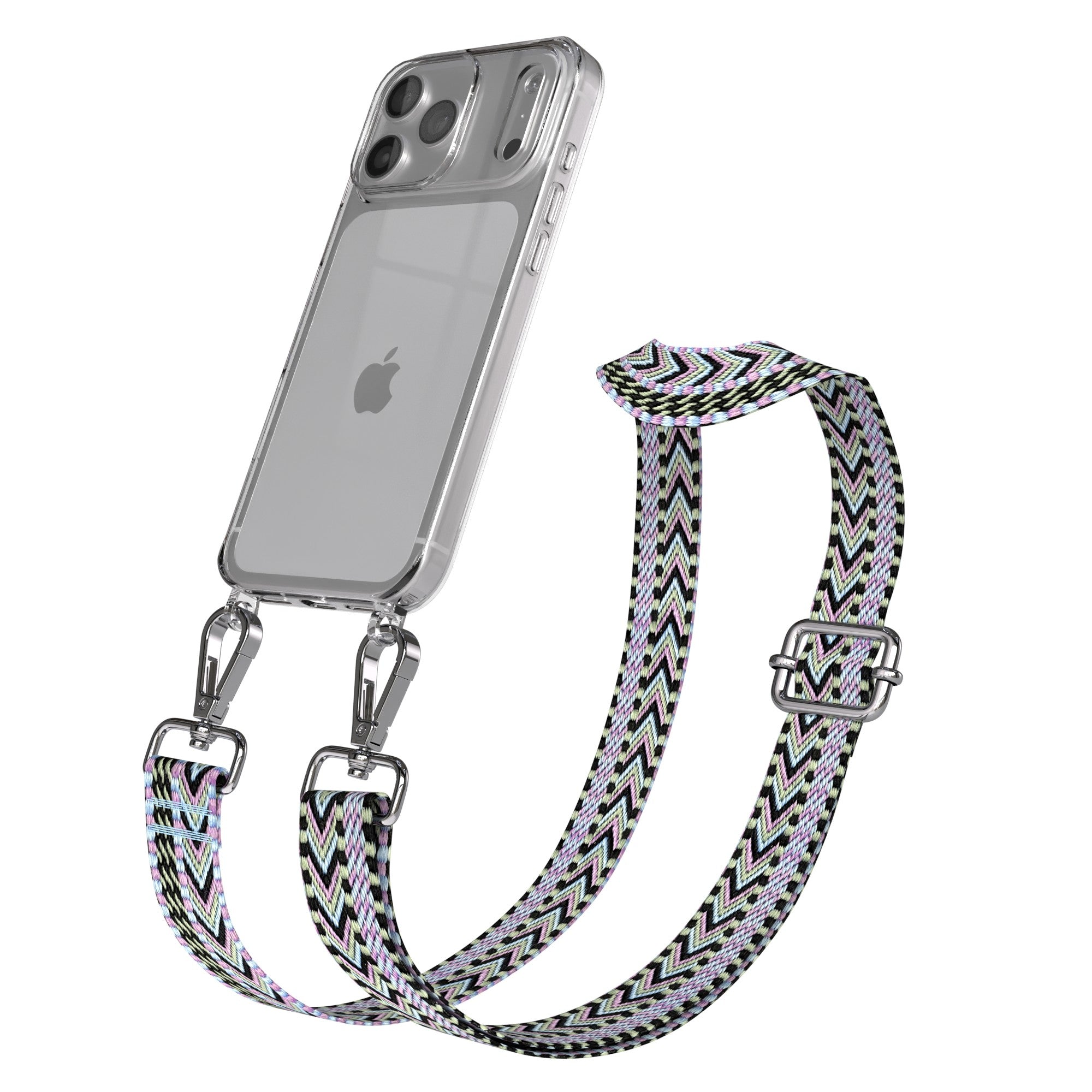 iPhone 17 Pro Max Handykette mit verstellbarem Boho Trageriemen von EAZY CASE