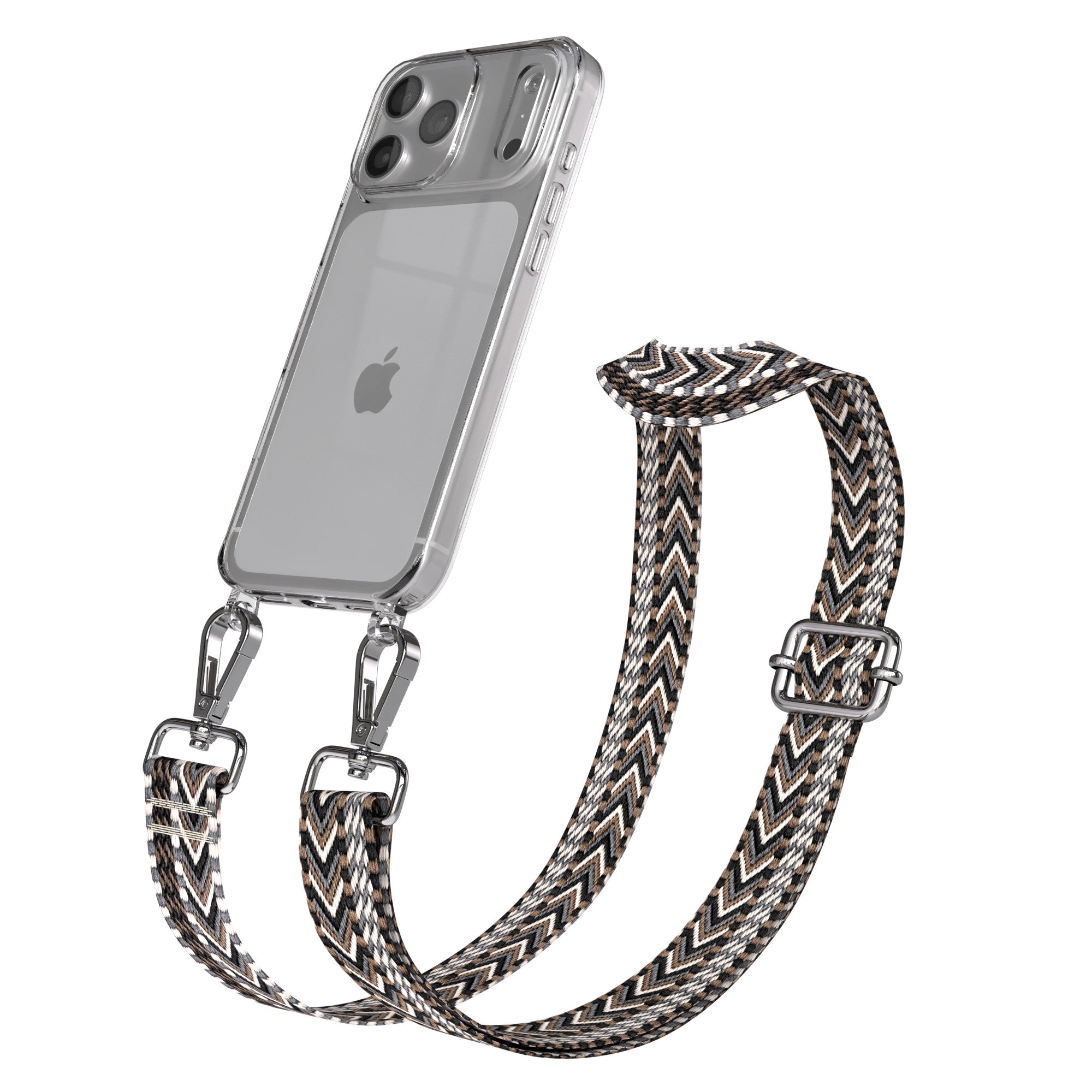 iPhone 17 Pro Max Handykette mit verstellbarem Boho Trageriemen von EAZY CASE