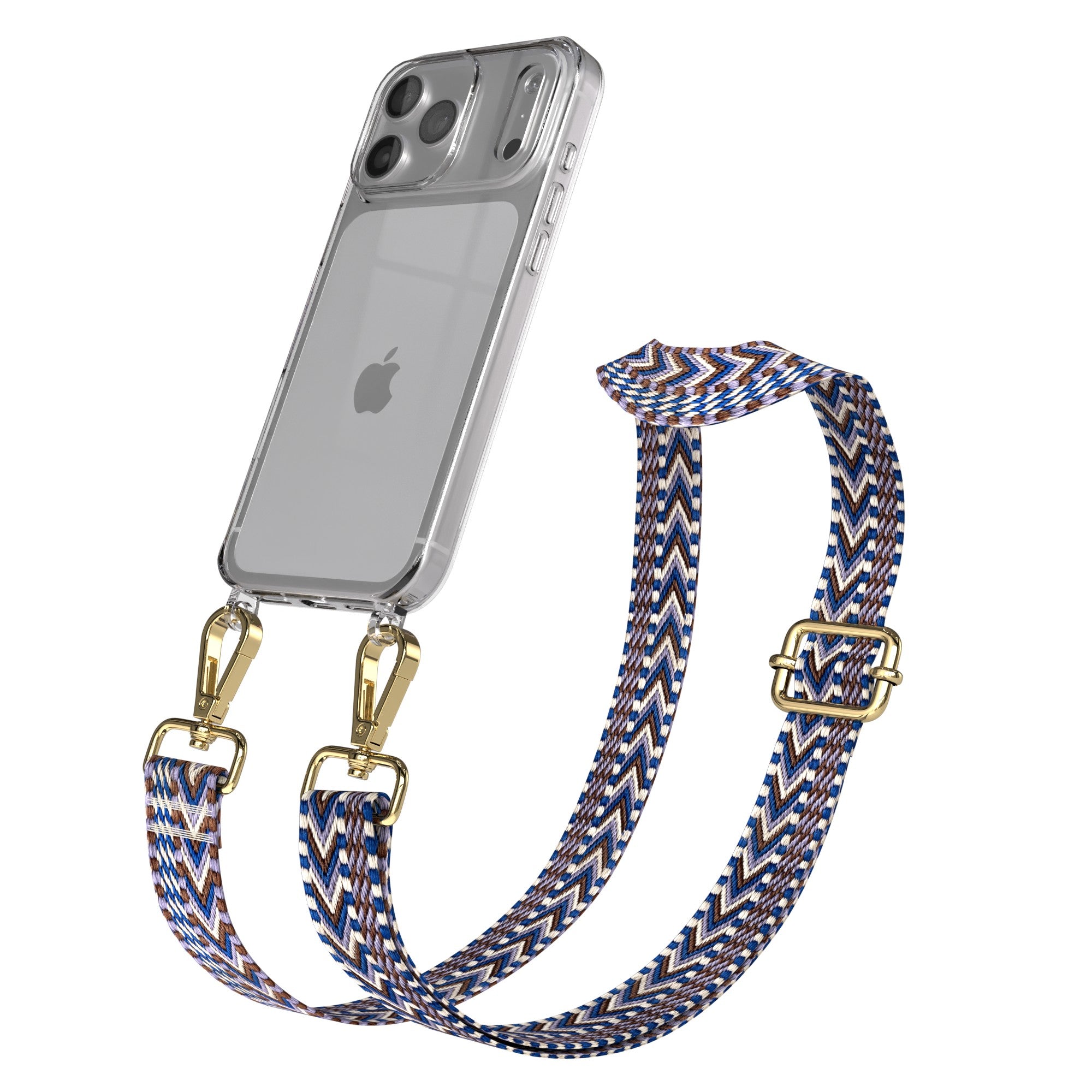 iPhone 17 Pro Max Handykette mit verstellbarem Boho Trageriemen von EAZY CASE