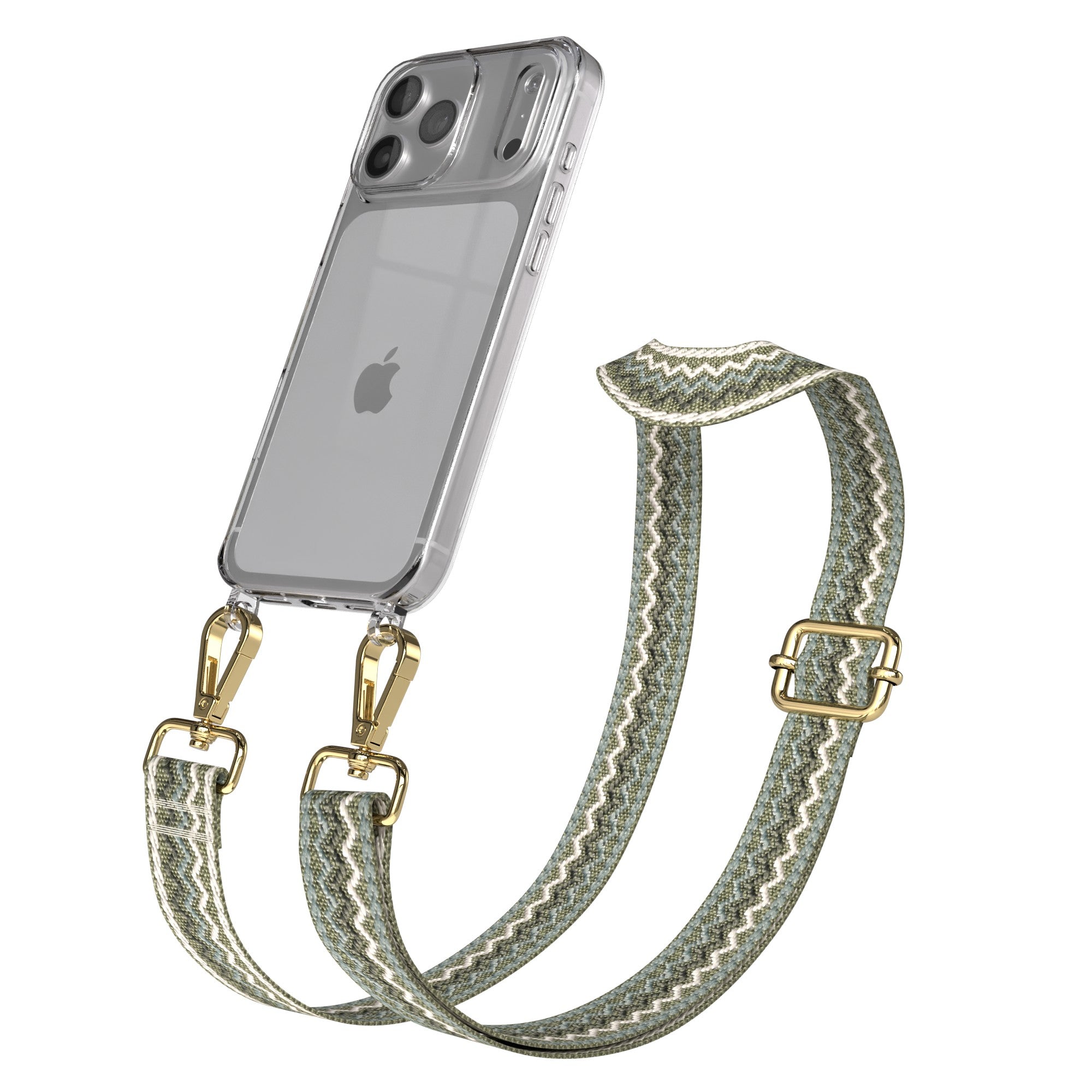 iPhone 17 Pro Max Handykette mit verstellbarem Boho Trageriemen von EAZY CASE