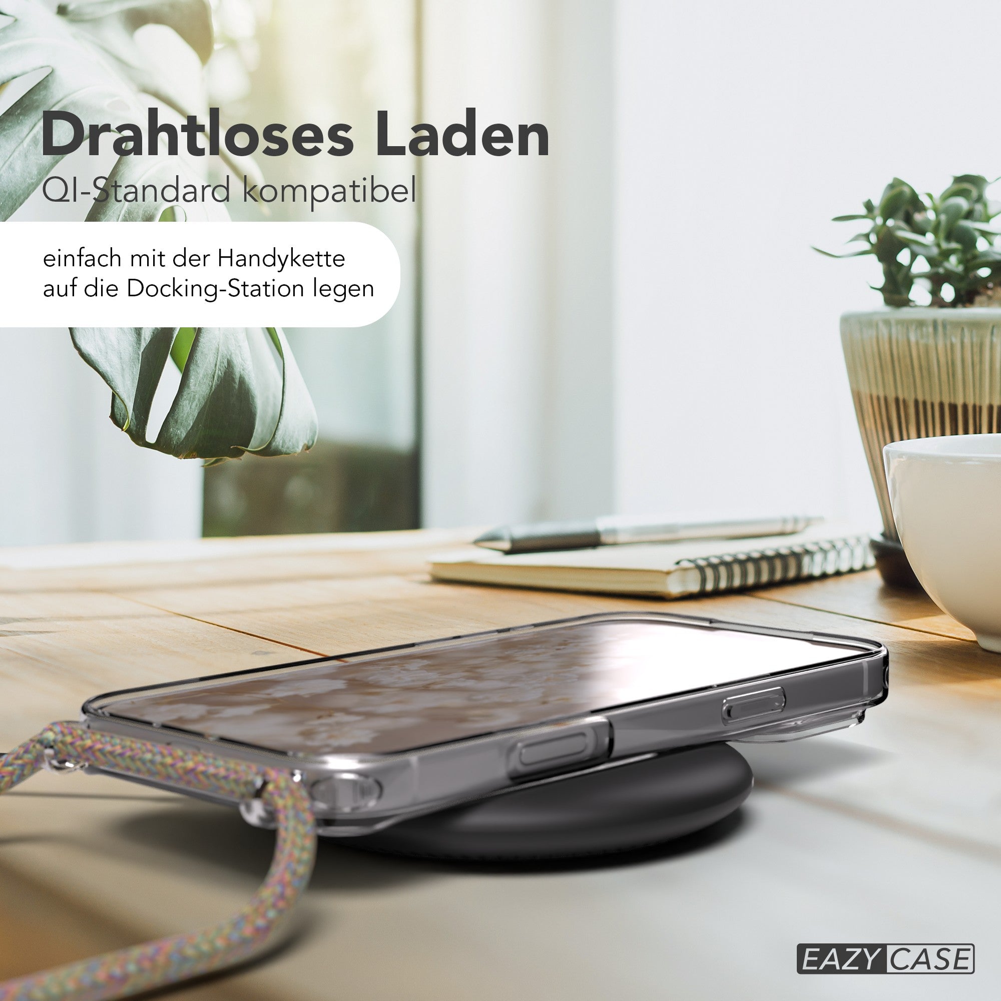 iPhone 17 Pro Max transparente Hülle + Kordel mit MagSafe