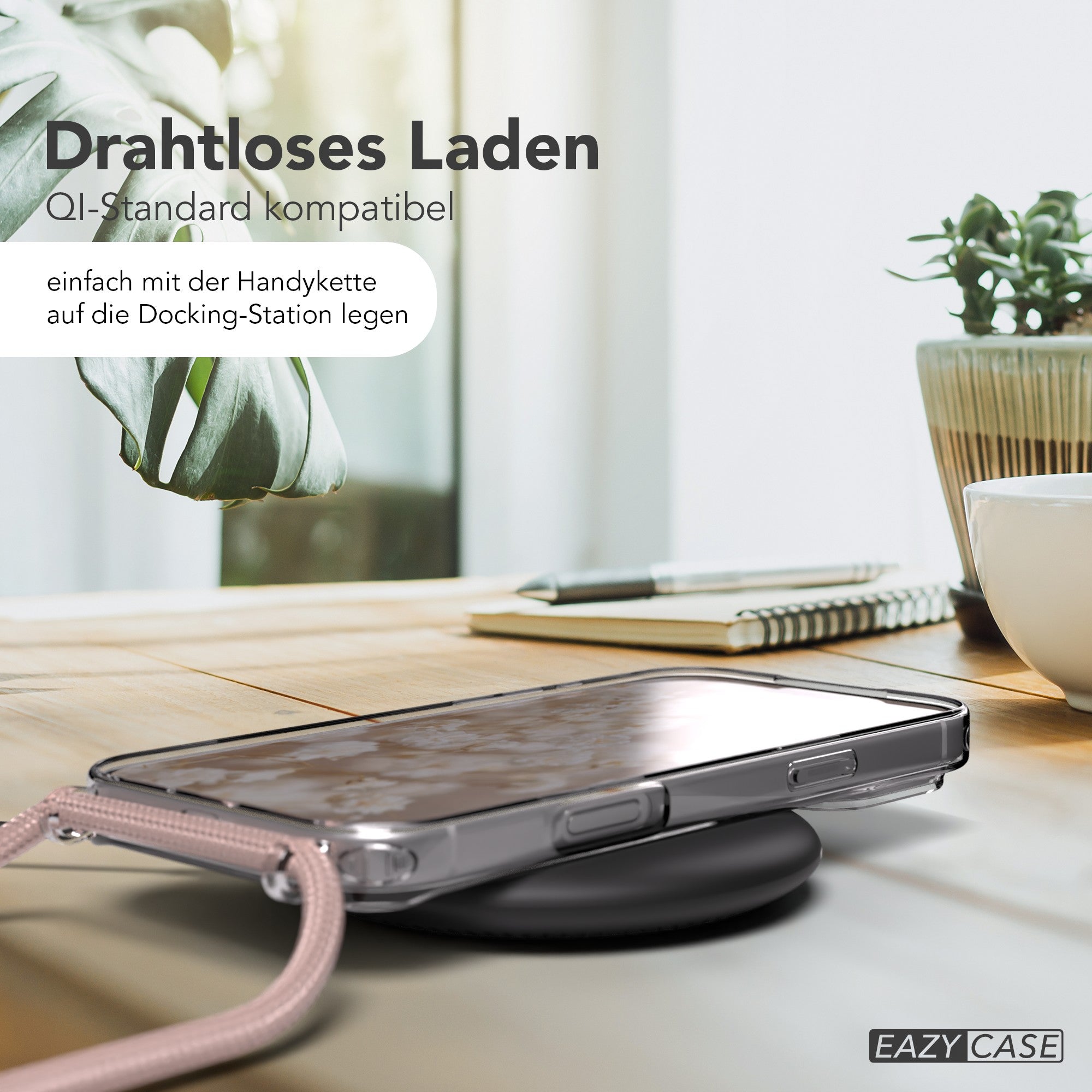 iPhone 17 Pro Max transparente Hülle + Kordel mit MagSafe