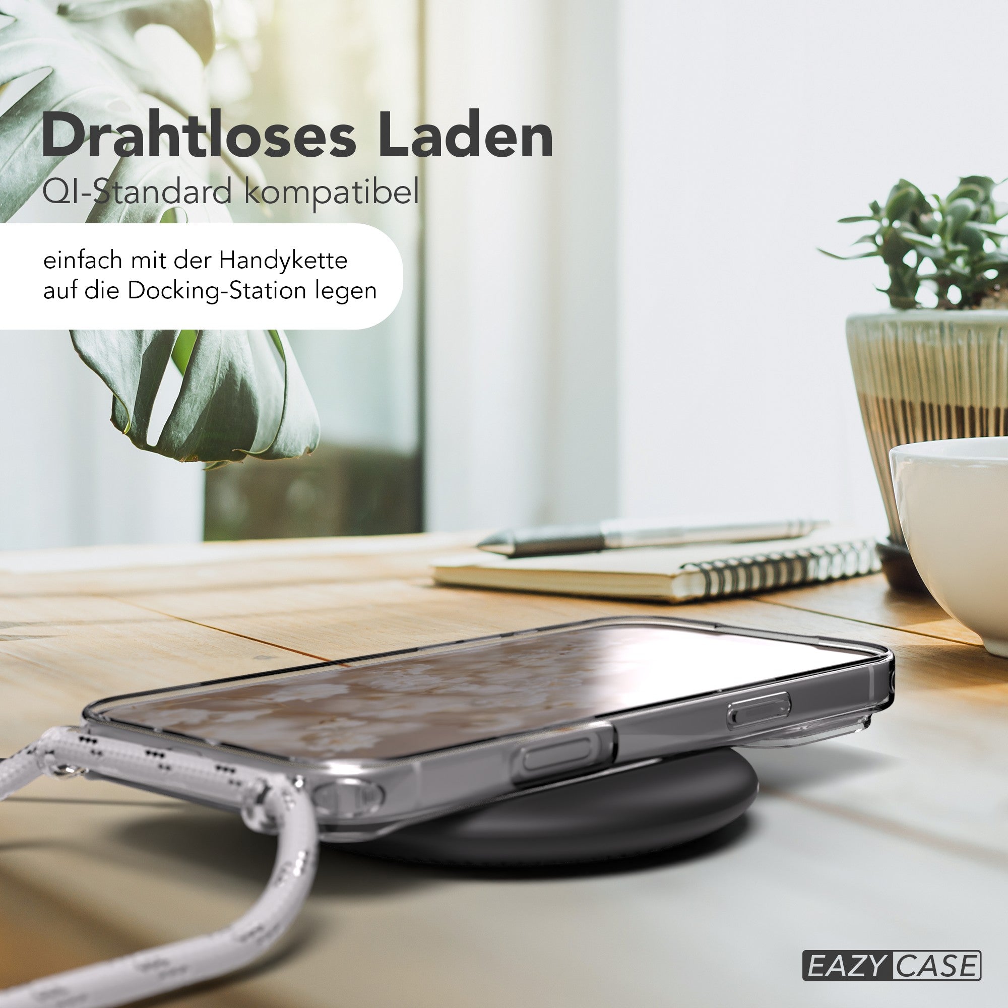 iPhone 17 Pro Max transparente Hülle + Kordel mit MagSafe