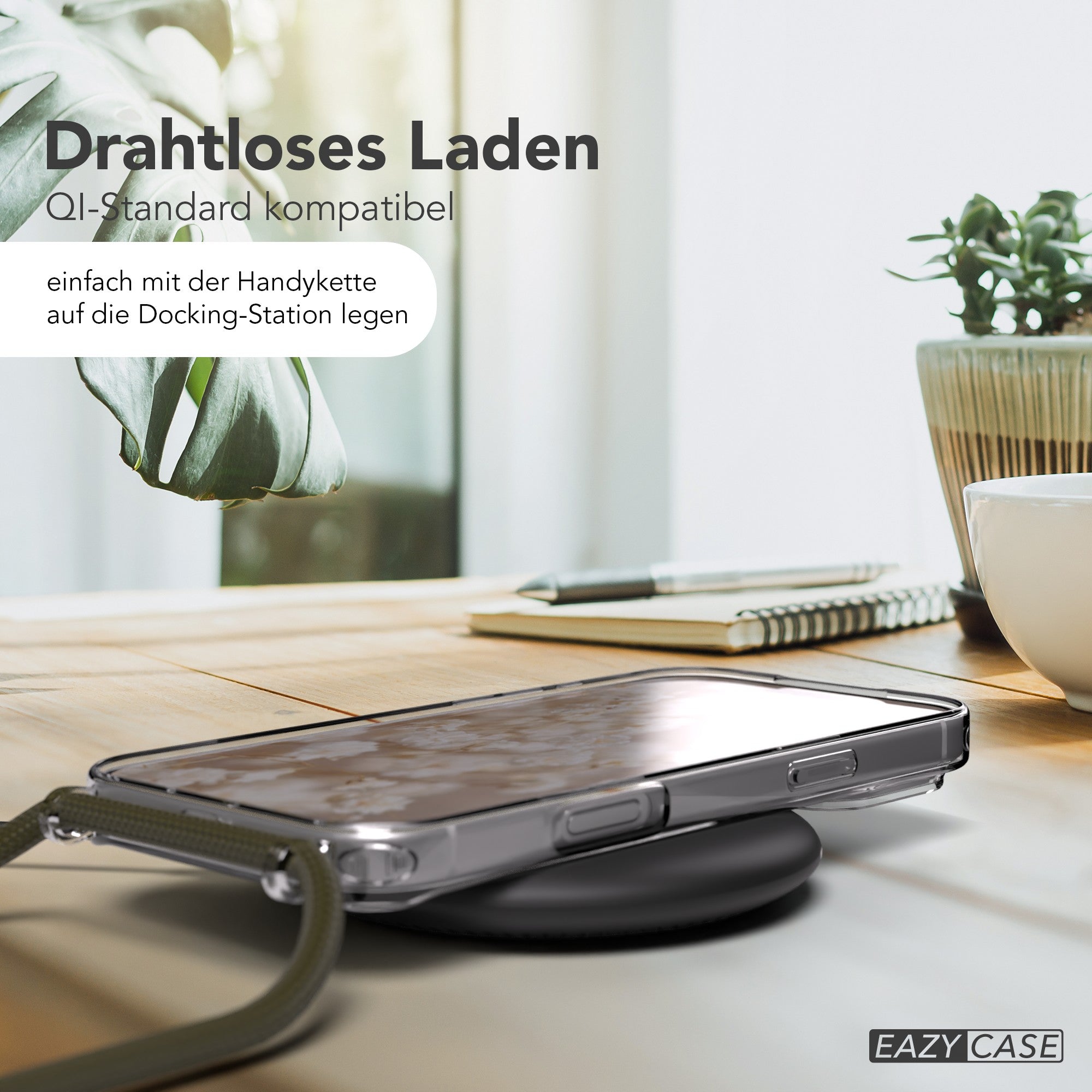 iPhone 17 Pro Max transparente Hülle + Kordel mit MagSafe