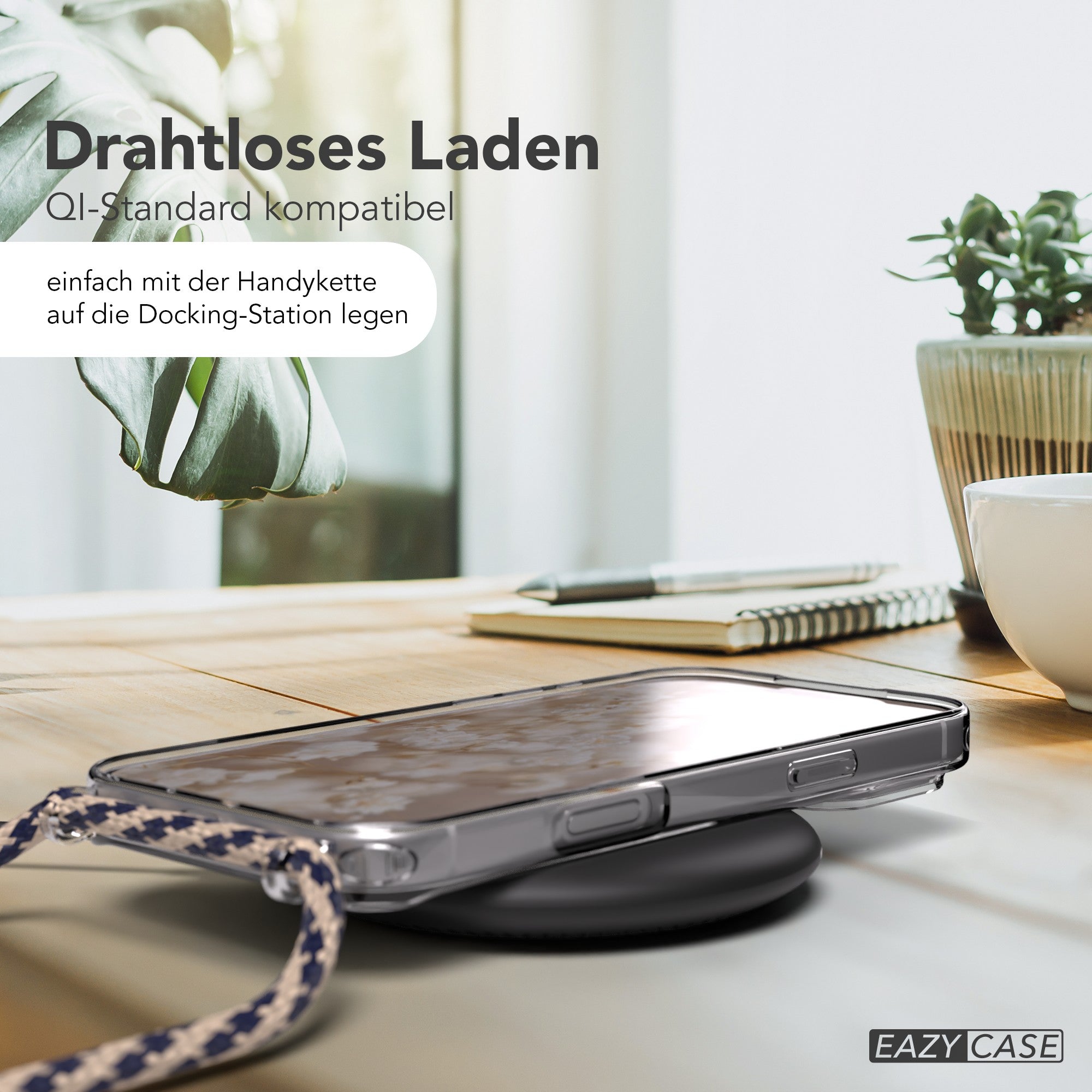 iPhone 17 Pro Max transparente Hülle + Kordel mit MagSafe