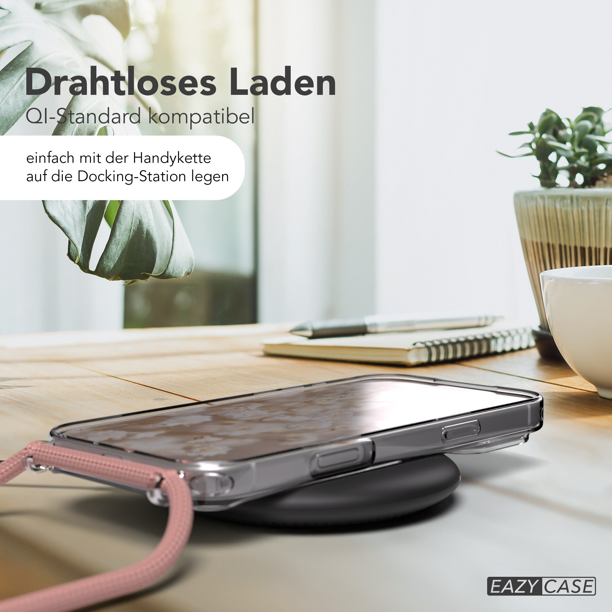 iPhone 17 Pro Max transparente Hülle + Kordel mit MagSafe