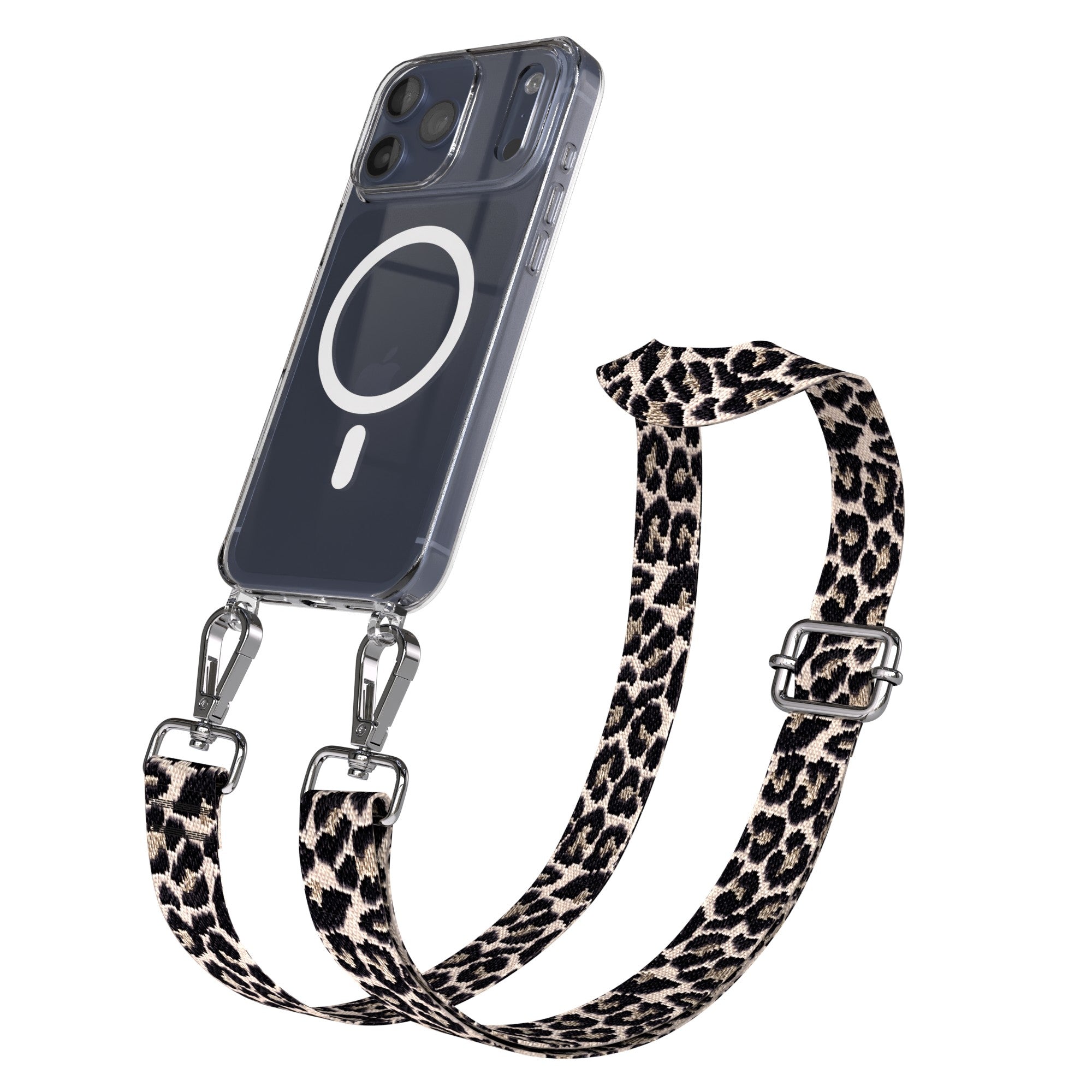iPhone 17 Pro Max MagSafe Hülle mit verstellbarer Boho Handykette