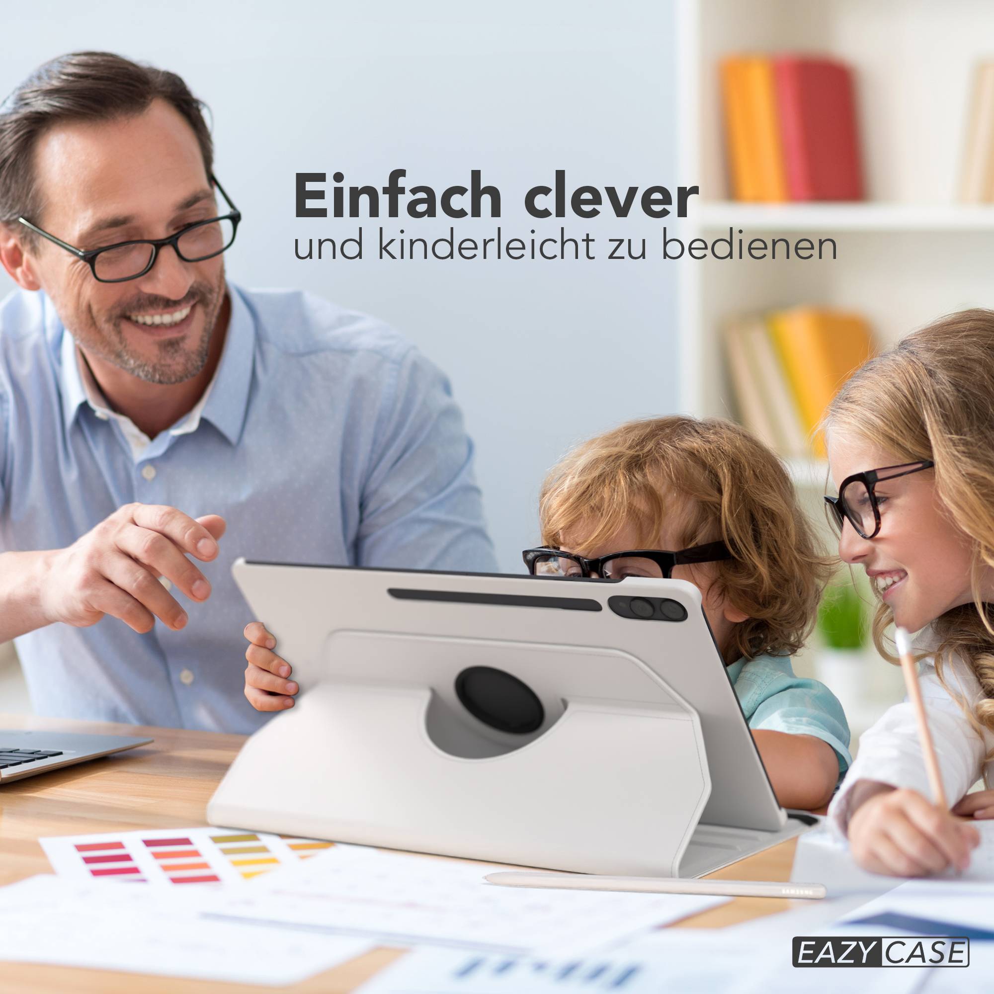 Samsung Galaxy Tab S11 Ultra drehbare Tablethülle 360 Grad Rotation Ständerfunktion