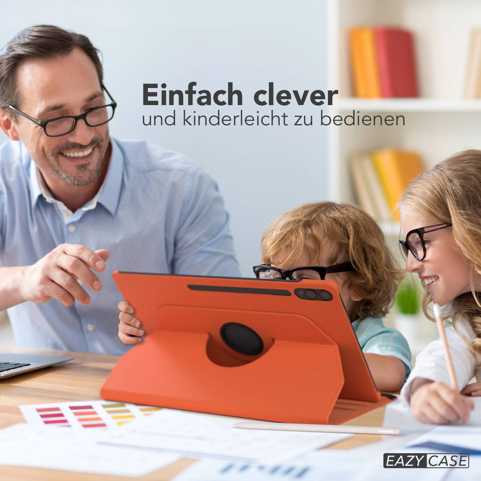 Samsung Galaxy Tab S11 Ultra drehbare Tablethülle 360 Grad Rotation Ständerfunktion