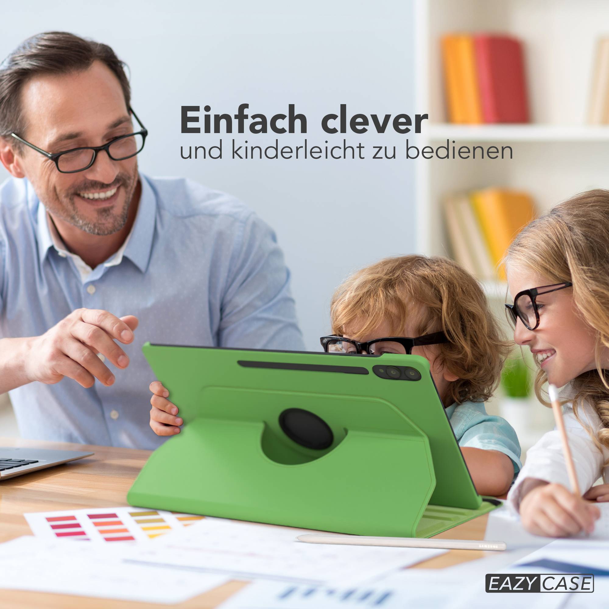 Samsung Galaxy Tab S11 Ultra drehbare Tablethülle 360 Grad Rotation Ständerfunktion