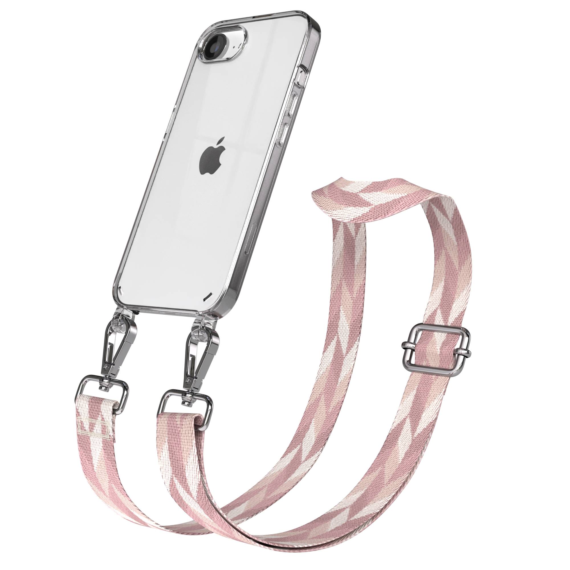 iPhone 16e Handykette mit verstellbarem Boho Band von EAZY CASE
