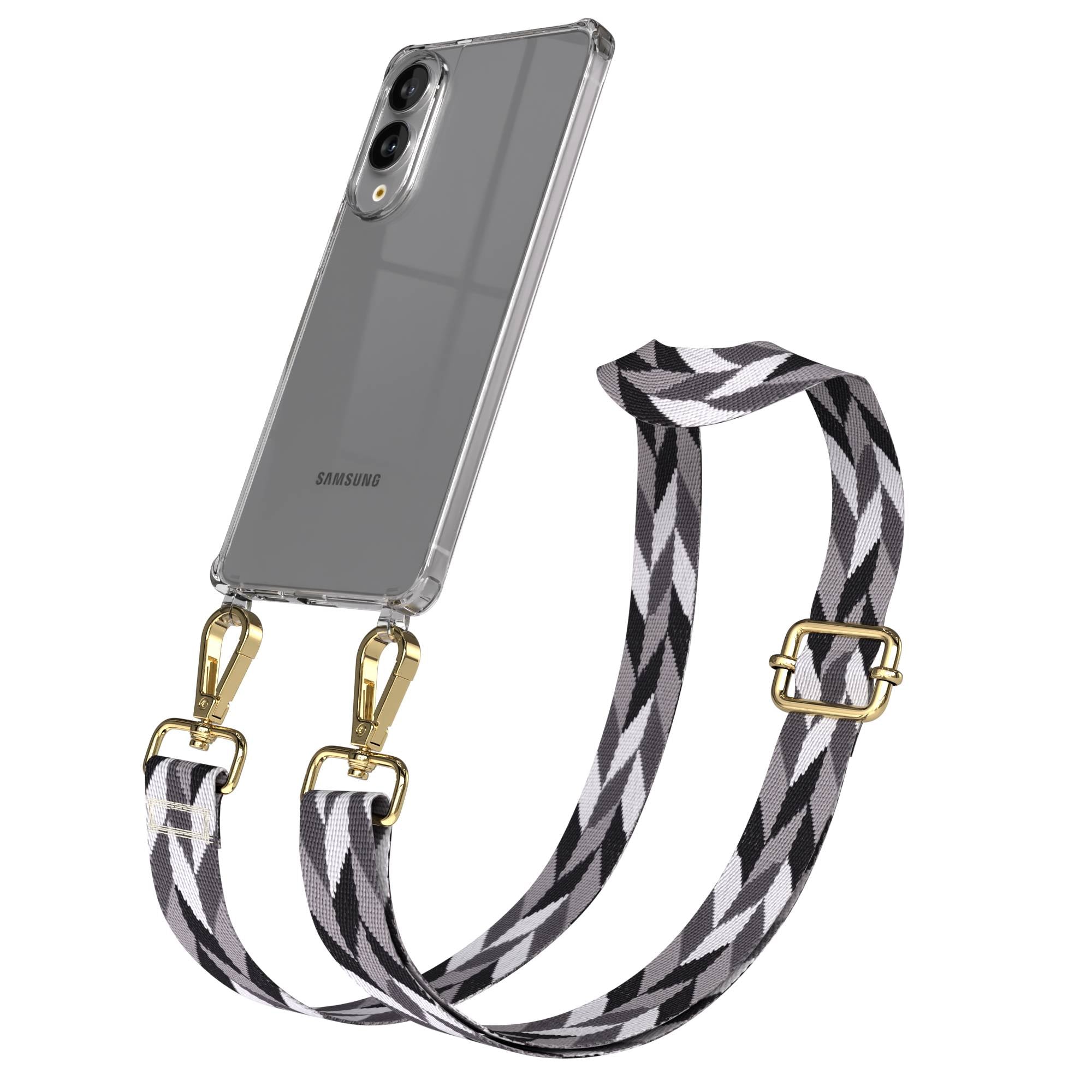 Samsung Galaxy S25 Edge Handykette mit verstellbarem Boho Trageriemen